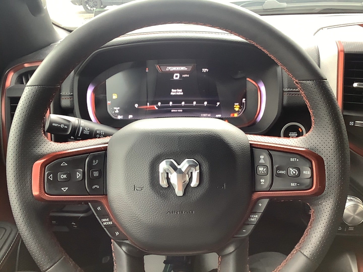 2026 Ram 1500 Rebel Bright White Clearcoat at Solomon CJD Brownsville