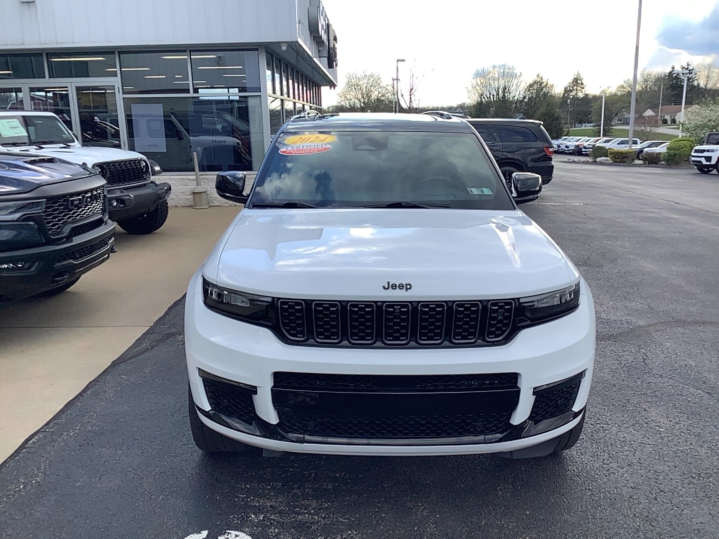 2024 Jeep Grand Cherokee L Summit Reserve Bright White Clearcoat at Solomon CJD Carmichaels