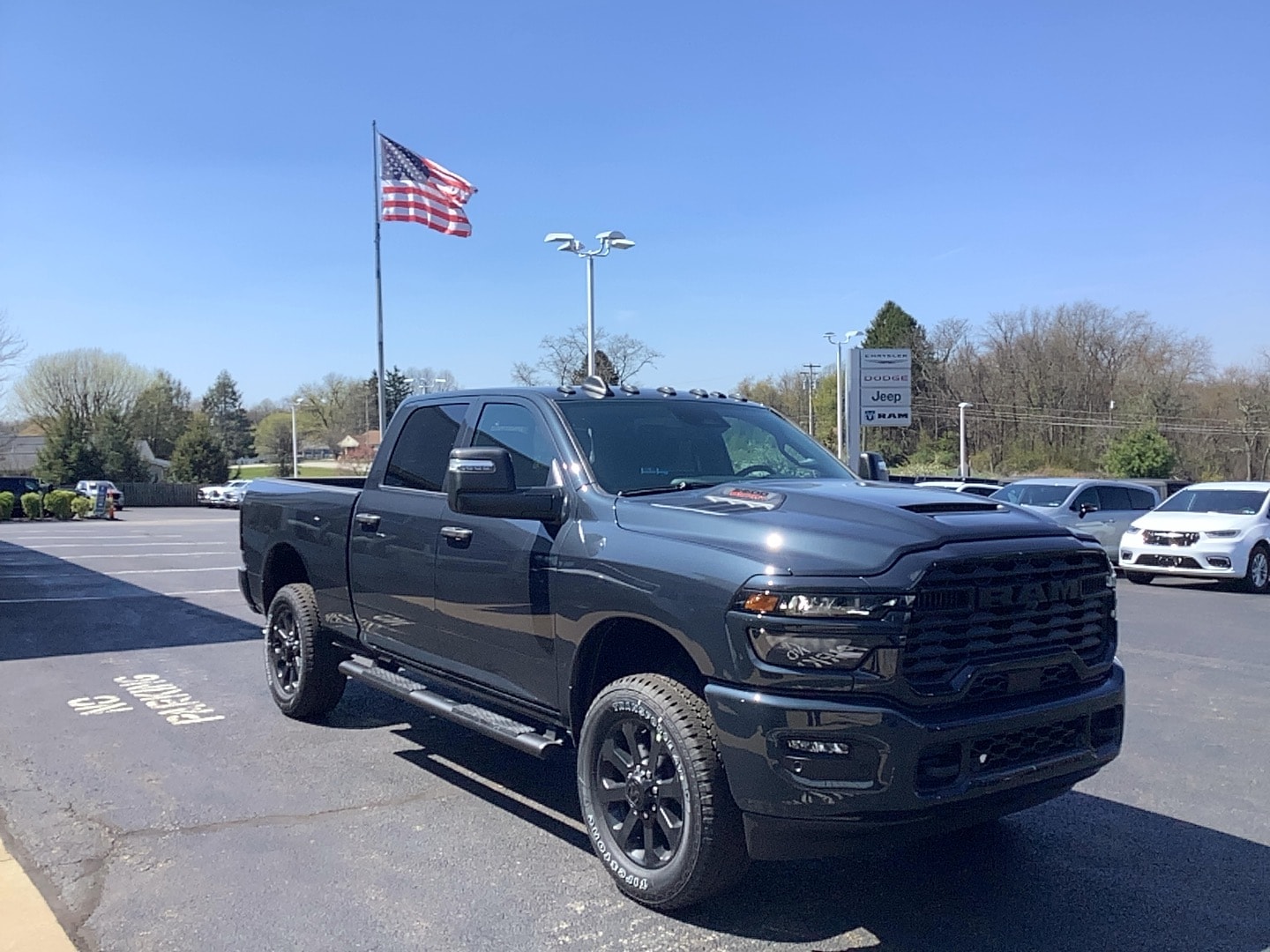 2026 Ram 2500 BLACK EXPRESS CREW CAB 4X4 6'4 BOX Forged Blue at Solomon CJD Carmichaels