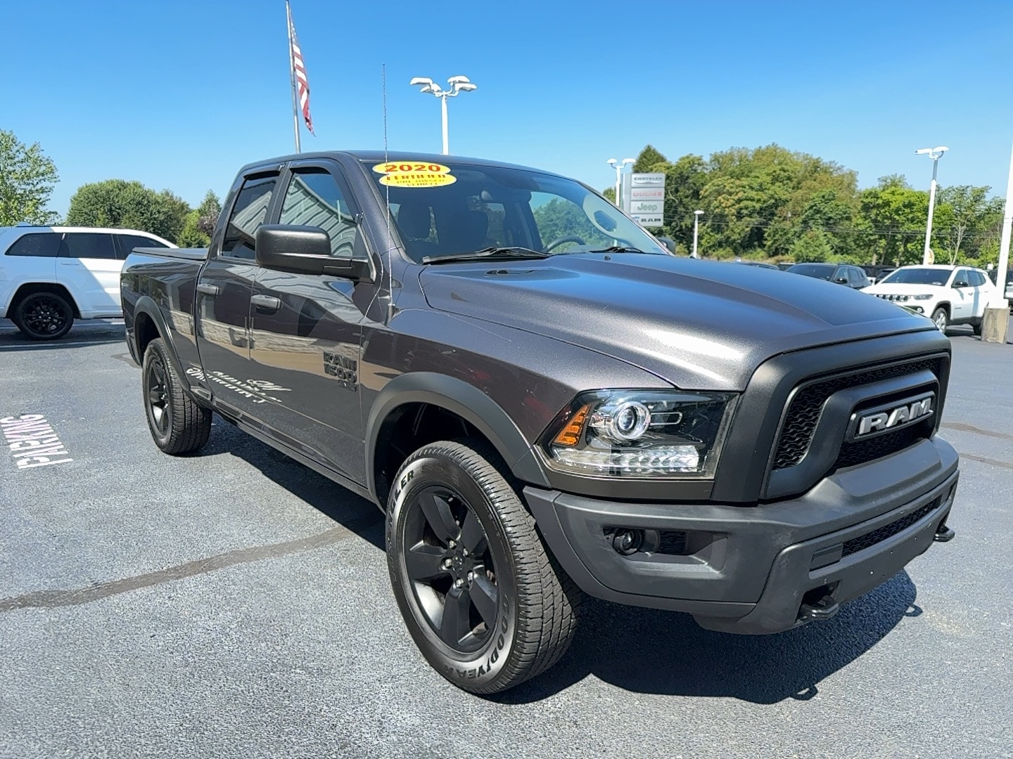 Used 2020 RAM Ram 1500 Classic Warlock with VIN 1C6RR7GG1LS147212 for sale in Brownsville, PA