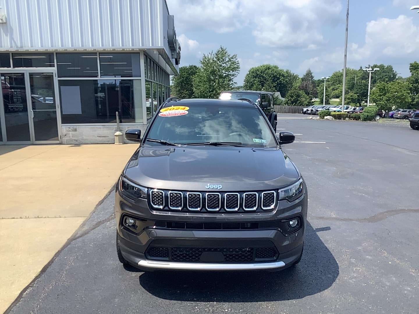 Certified 2024 Jeep Compass Limited with VIN 3C4NJDCN1RT589531 for sale in Brownsville, PA