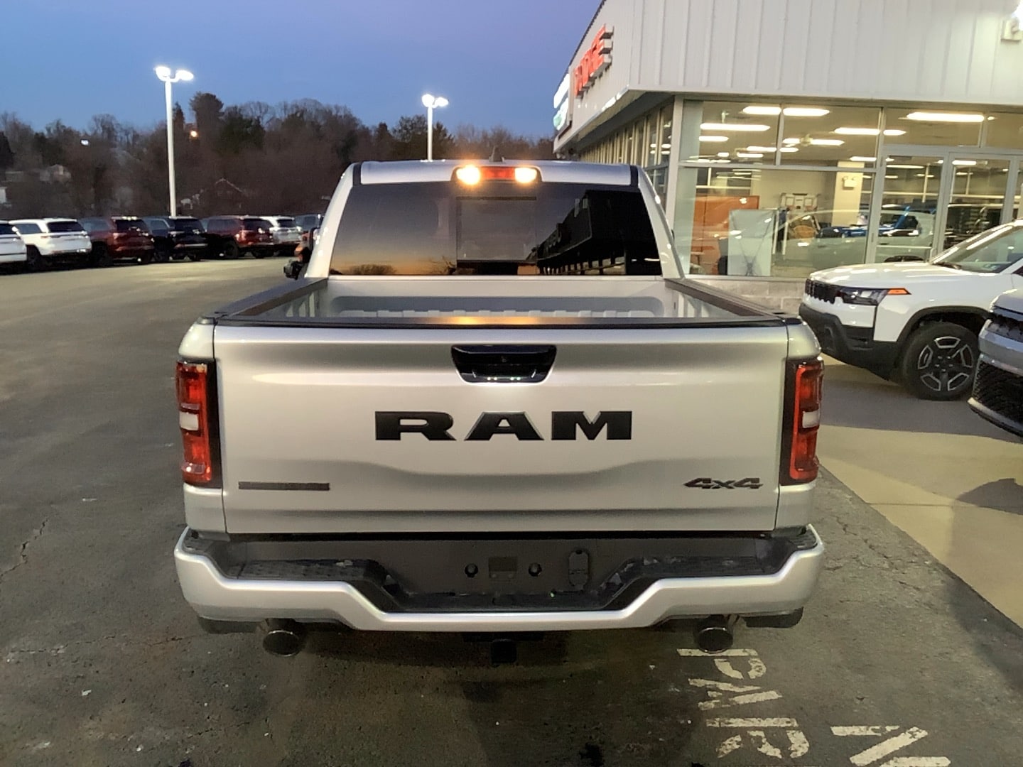 2026 Ram 1500 BIG HORN CREW CAB 4X4 5'7 BOX Silver Zynith at Solomon CJD Carmichaels