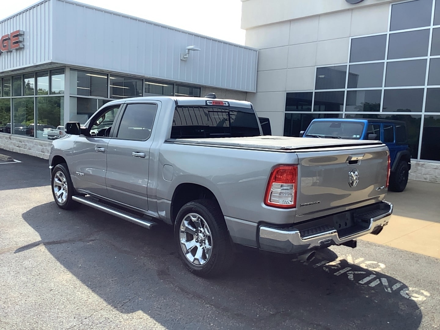 2020 Ram 1500 Big Horn Billet Silver Metallic Clearcoat at Solomon CJD Brownsville