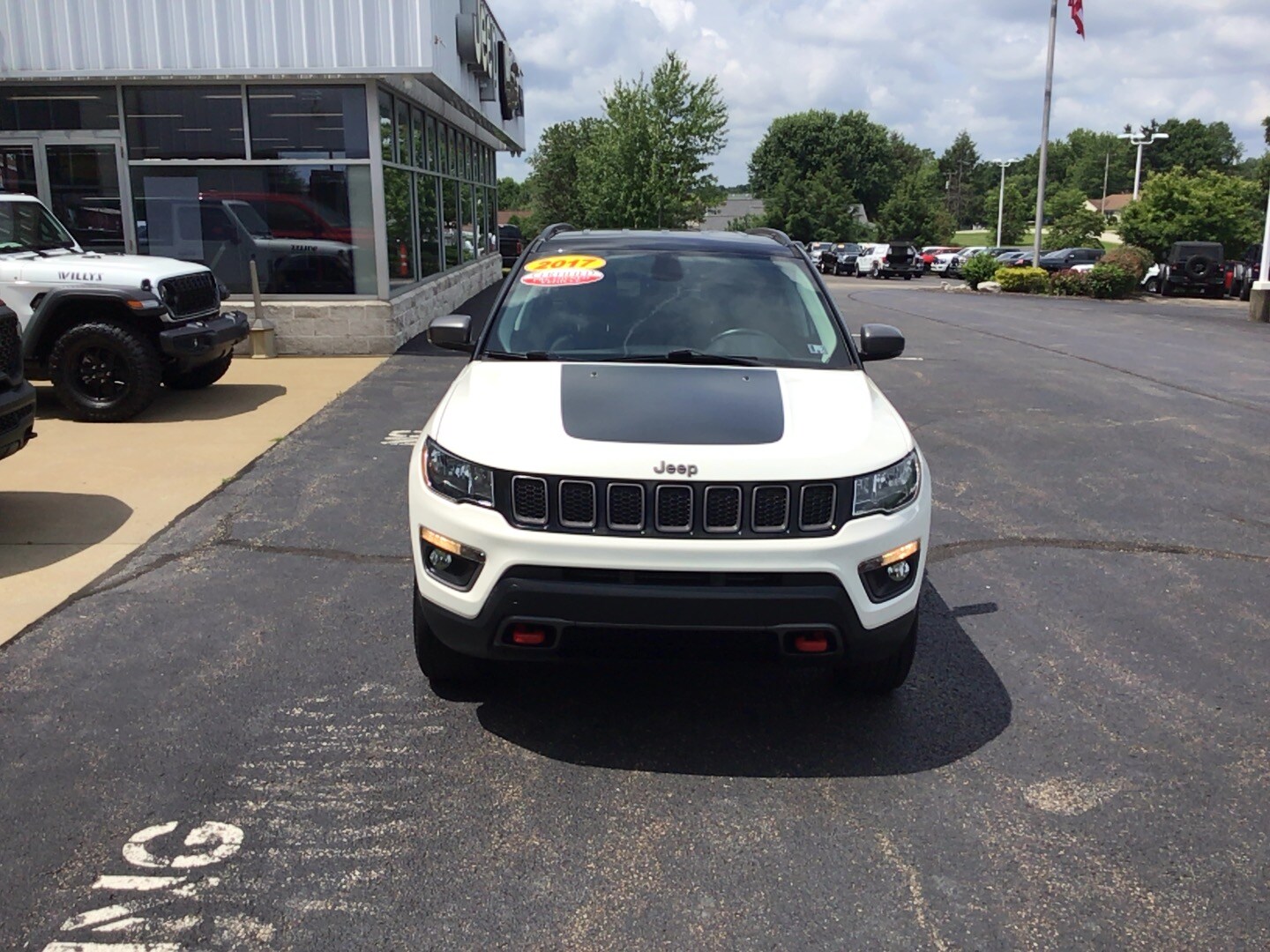 Used 2017 Jeep All-New Compass Trailhawk with VIN 3C4NJDDB7HT651792 for sale in Brownsville, PA