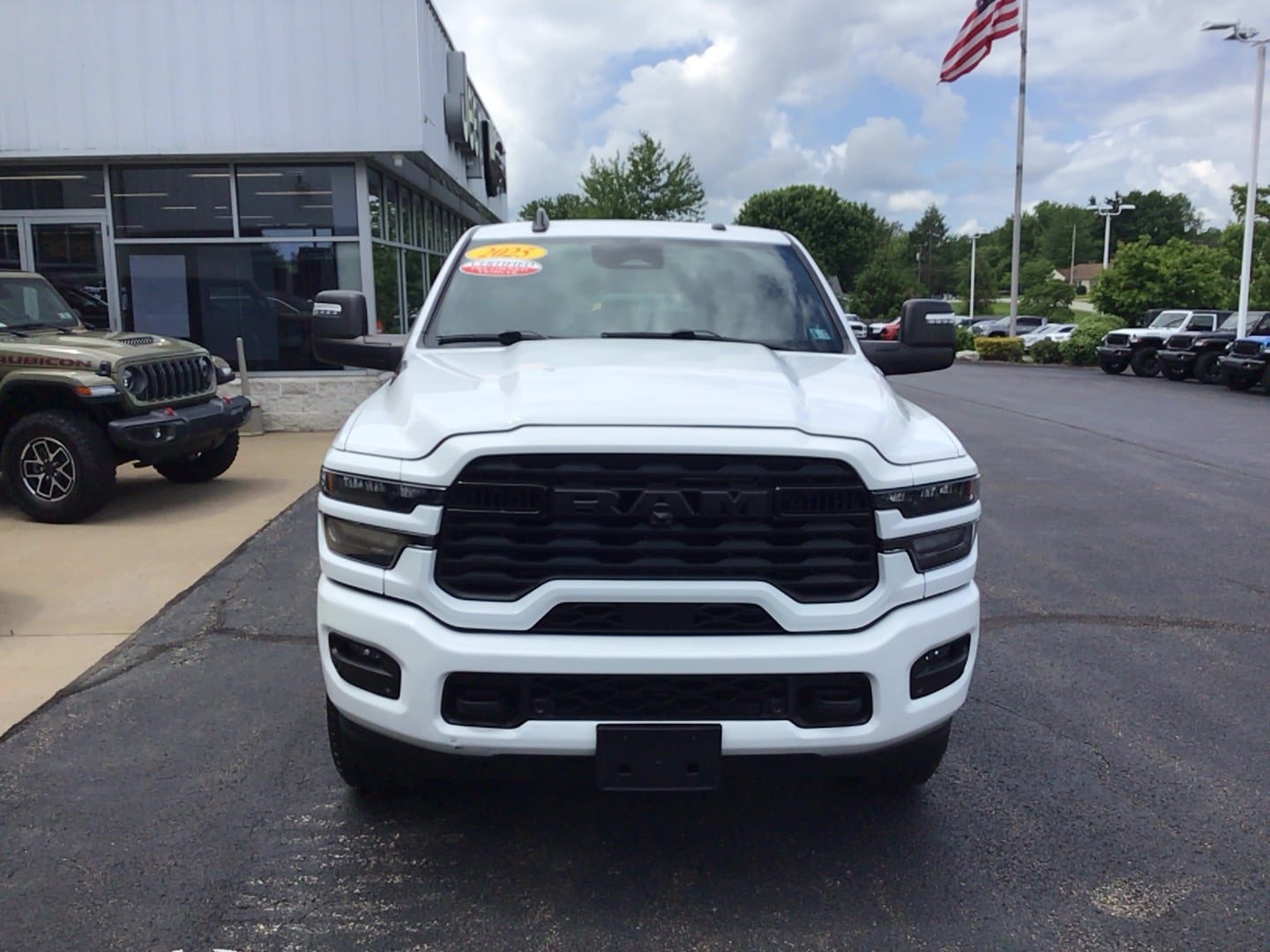 2025 Ram 2500 Big Horn Bright White Clearcoat at Solomon CJD Brownsville