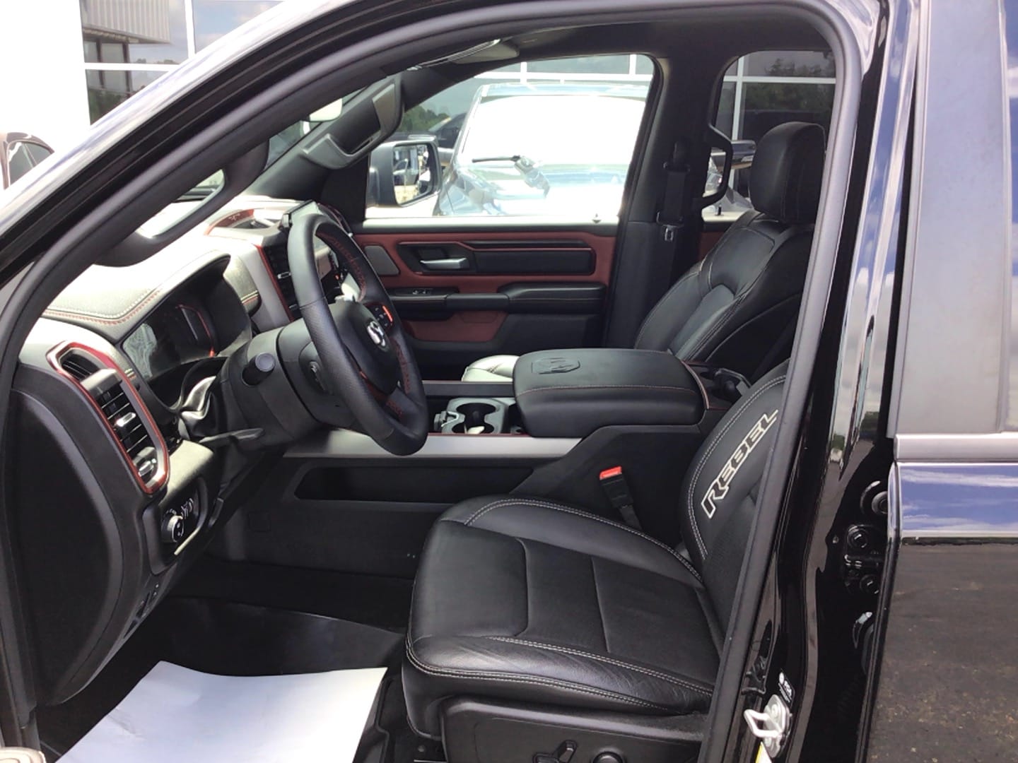 2025 Ram 1500 Rebel Diamond Black Crystal Pearlcoat at Solomon CJD Brownsville