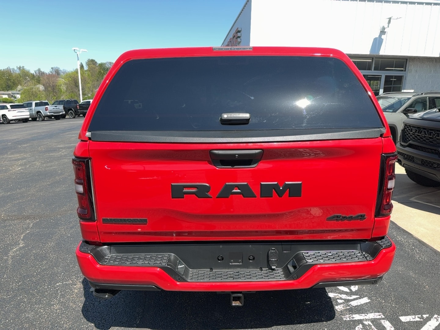 2025 Ram 1500 Big Horn Flame Red Clearcoat at Solomon CJD Brownsville