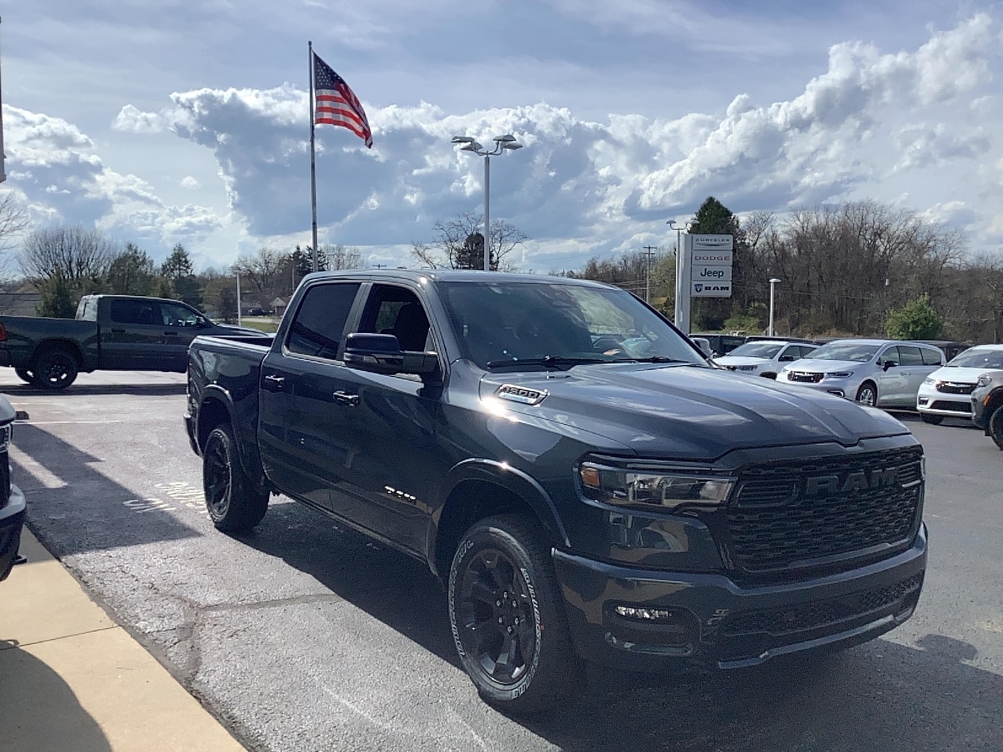 2026 Ram 1500 BIG HORN CREW CAB 4X4 5'7 BOX Forged Blue at Solomon CJD Carmichaels