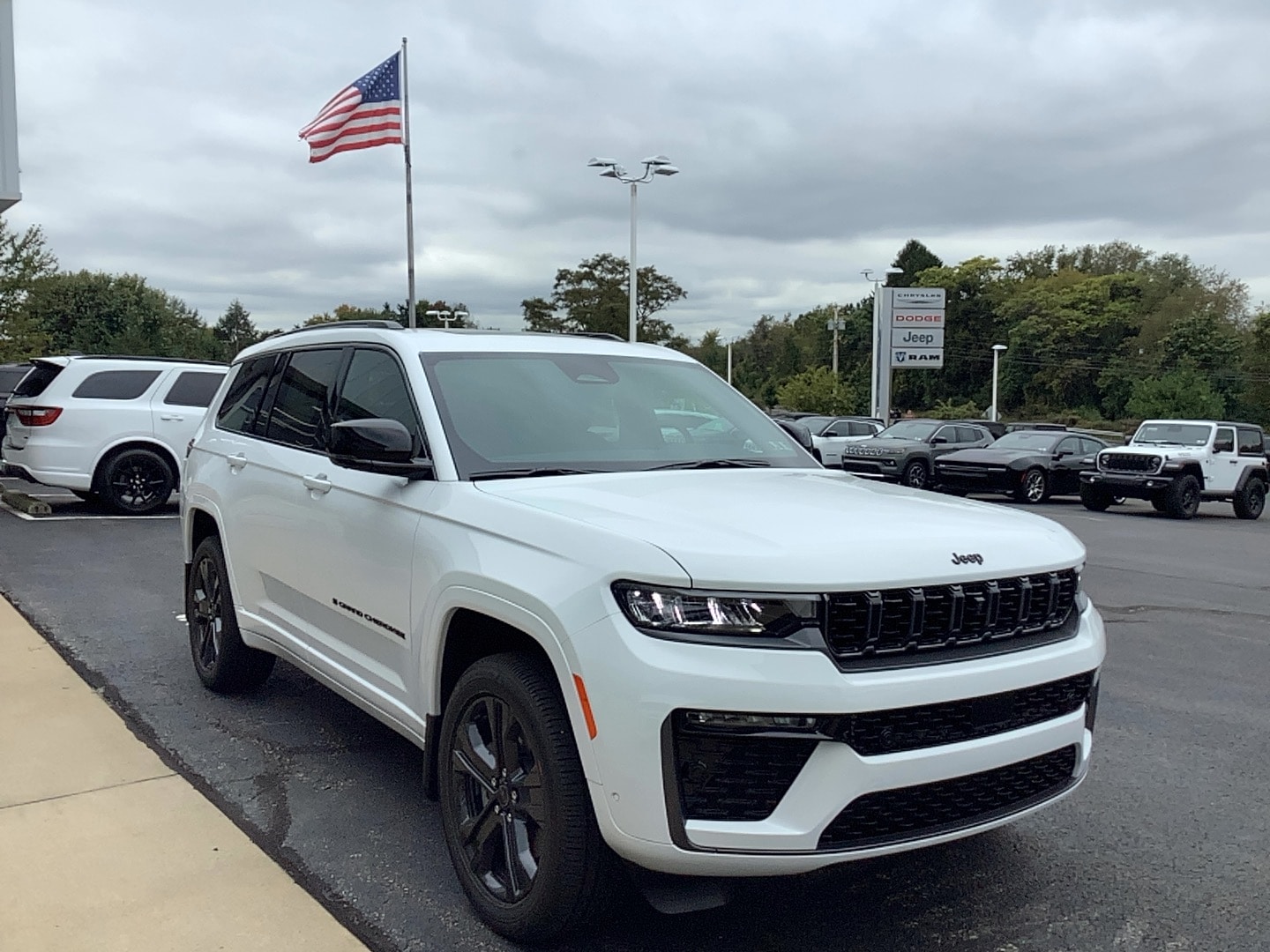 2027 Jeep Grand Cherokee L Limited Reserve Bright White at Three Rivers CJD