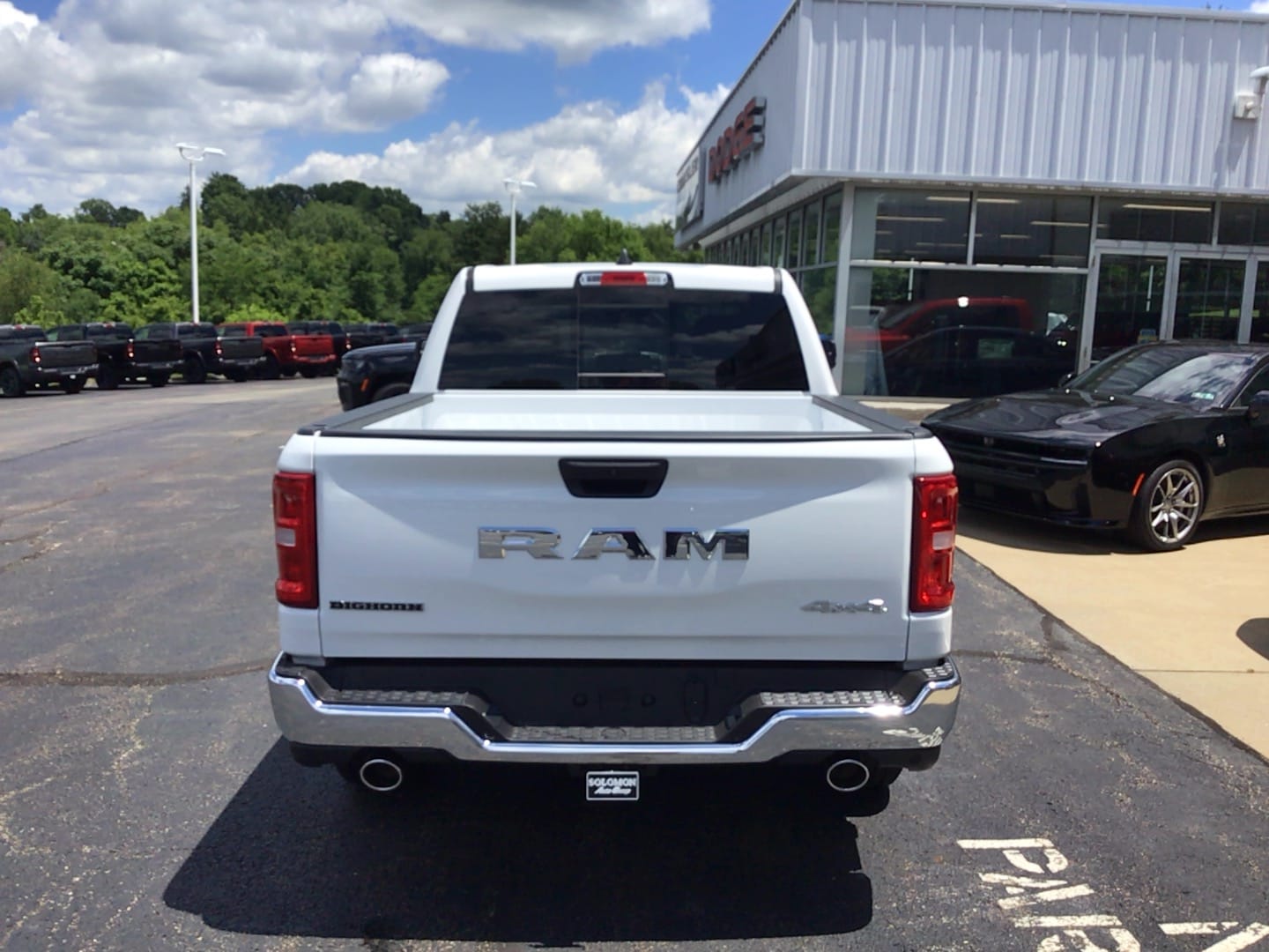 2026 Ram 1500 BIG HORN CREW CAB 4X4 5'7 BOX Bright White at Solomon CJD Carmichaels