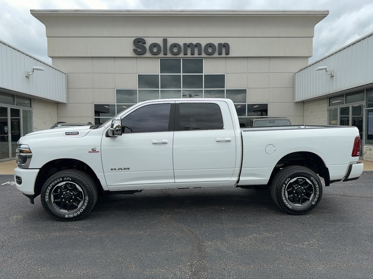 2026 Ram 2500 Laramie Bright White Clearcoat at Solomon CJD Carmichaels