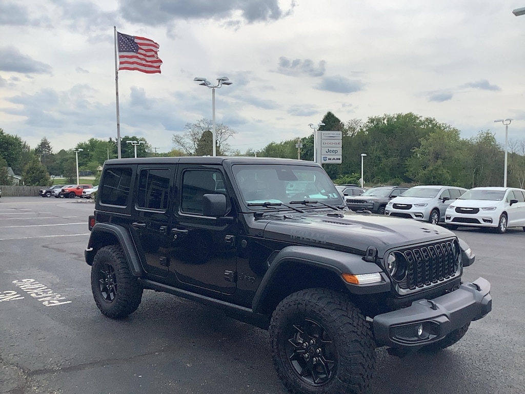 New 2026 Jeep Wrangler 4-DOOR WILLYS Sport Utility