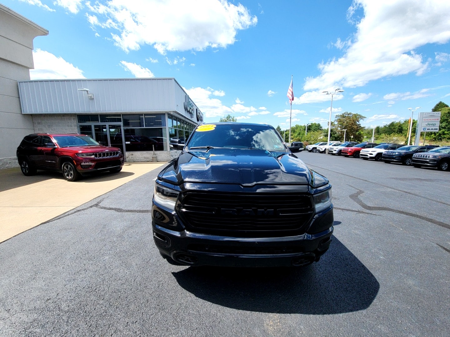 Used 2021 RAM Ram 1500 Pickup Big Horn/Lone Star with VIN 1C6SRFFT3MN648788 for sale in Brownsville, PA