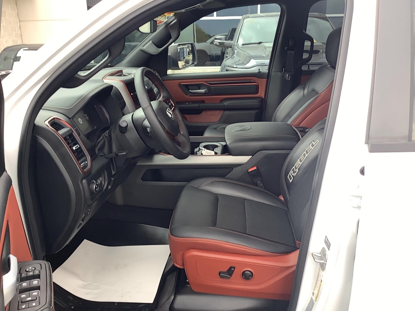 2026 Ram 1500 Rebel Bright White Clearcoat at Solomon CJD Brownsville