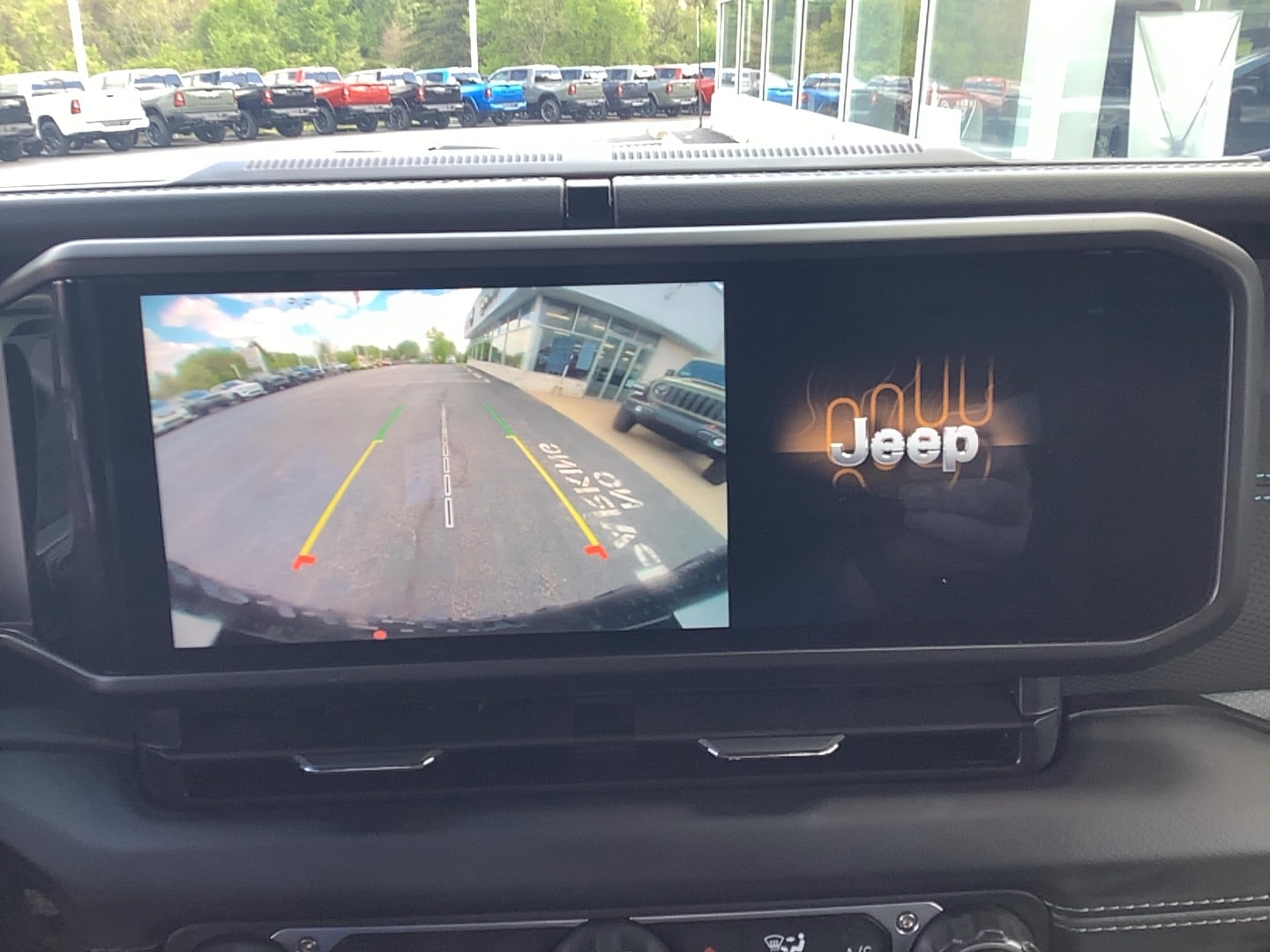 2025 Jeep Wrangler 4xe Rubicon Firecracker Red Clearcoat at Solomon CJD Brownsville