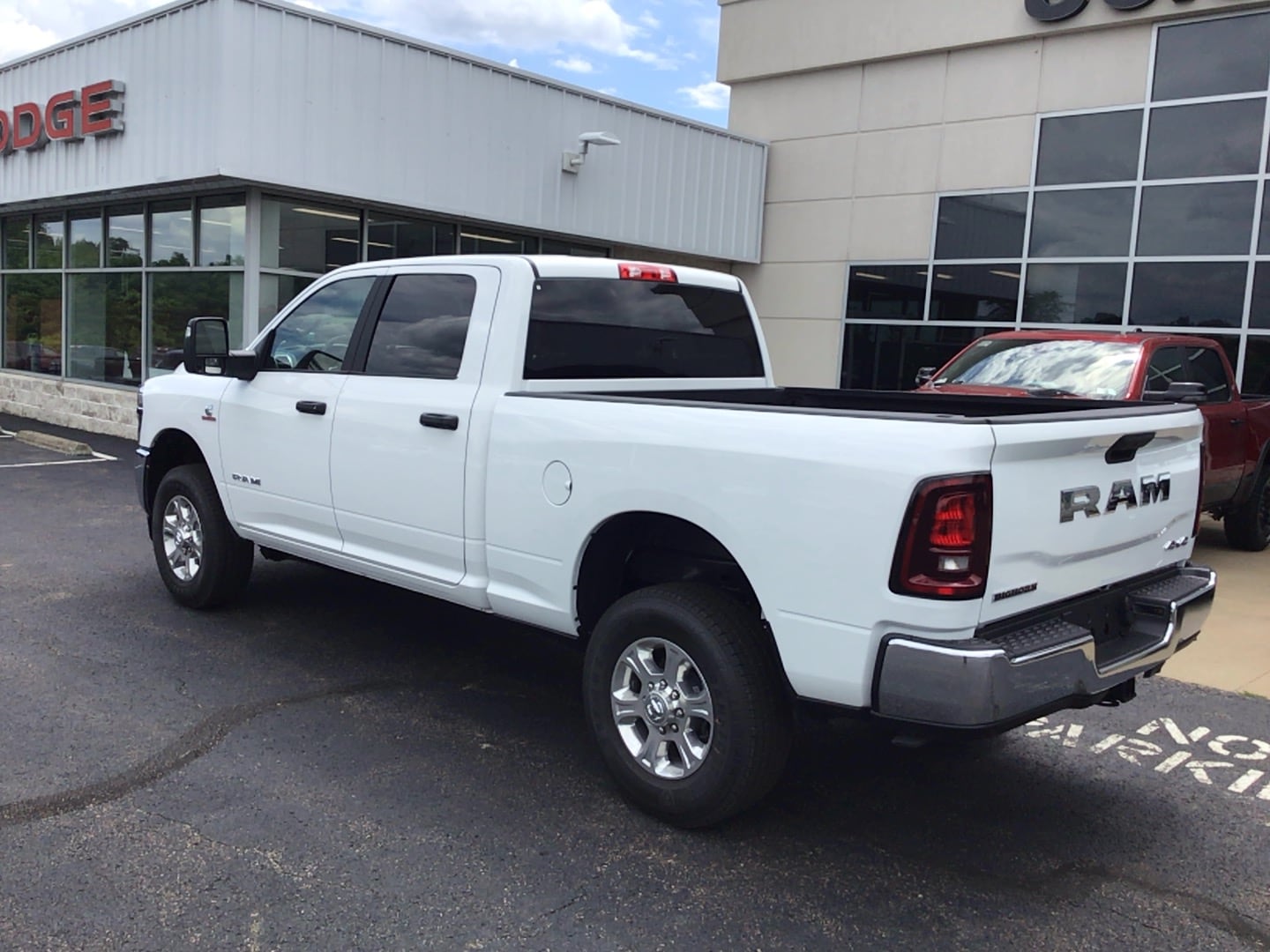 2026 Ram 2500 BIG HORN CREW CAB 4X4 6'4 BOX Bright White at Solomon CJD Brownsville