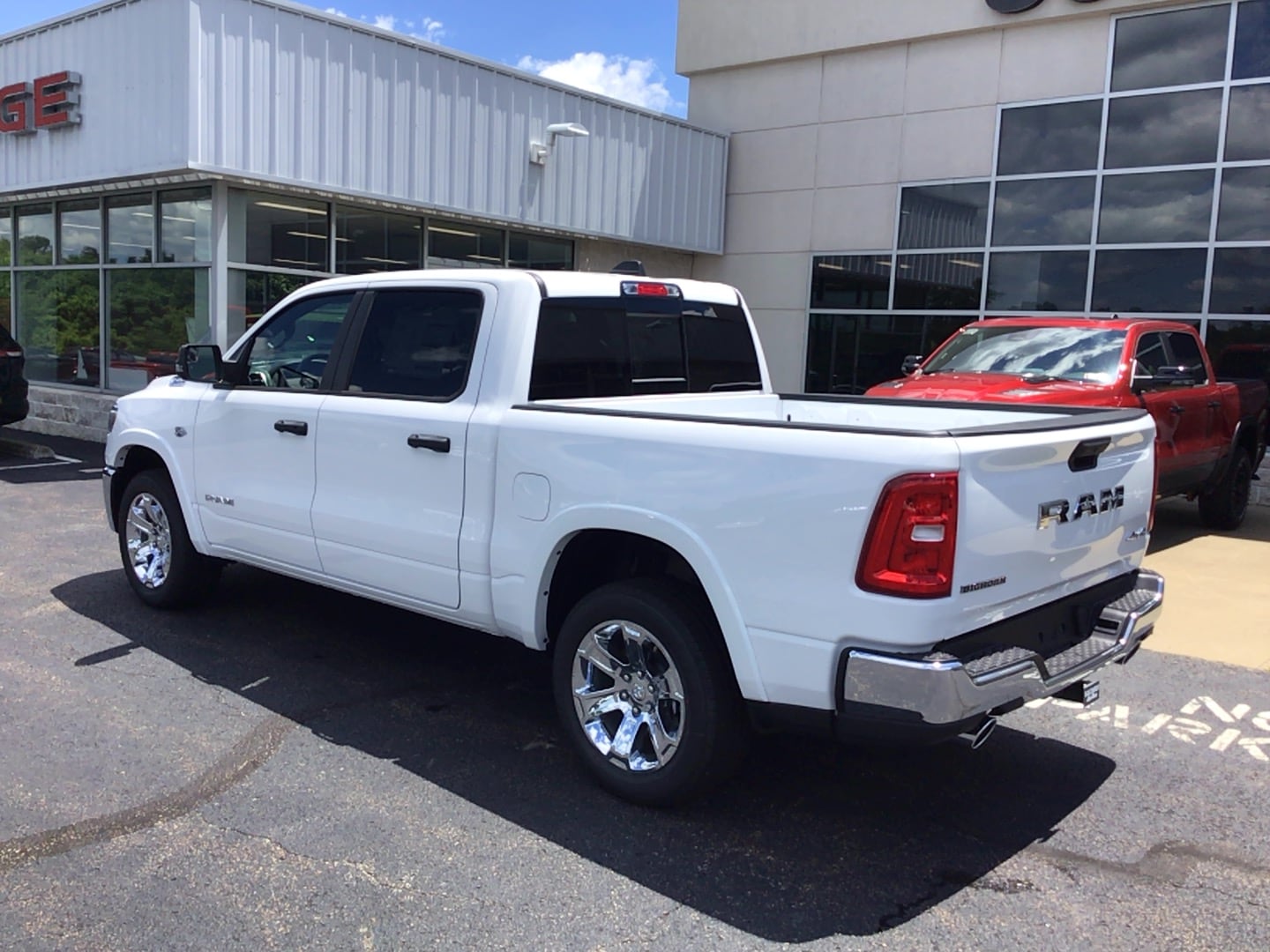 2026 Ram 1500 BIG HORN CREW CAB 4X4 5'7 BOX Bright White at Solomon CJD Carmichaels
