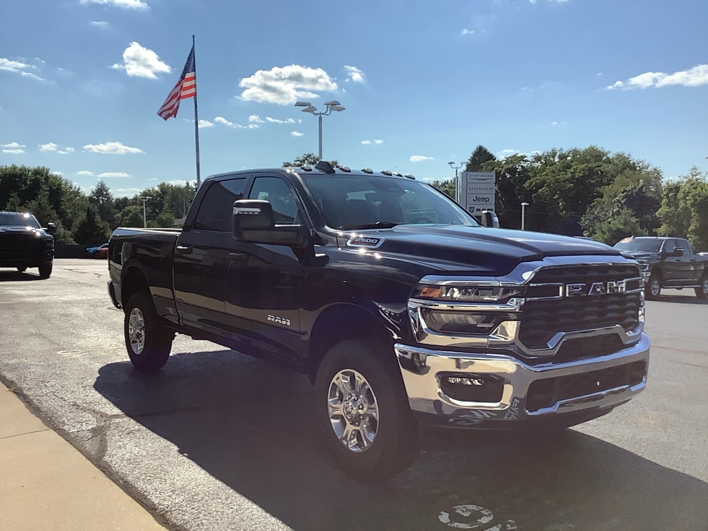 2026 Ram 2500 BIG HORN CREW CAB 4X4 6'4 BOX Diamond Black Crystal Pearlcoat at Solomon CJD Brownsville