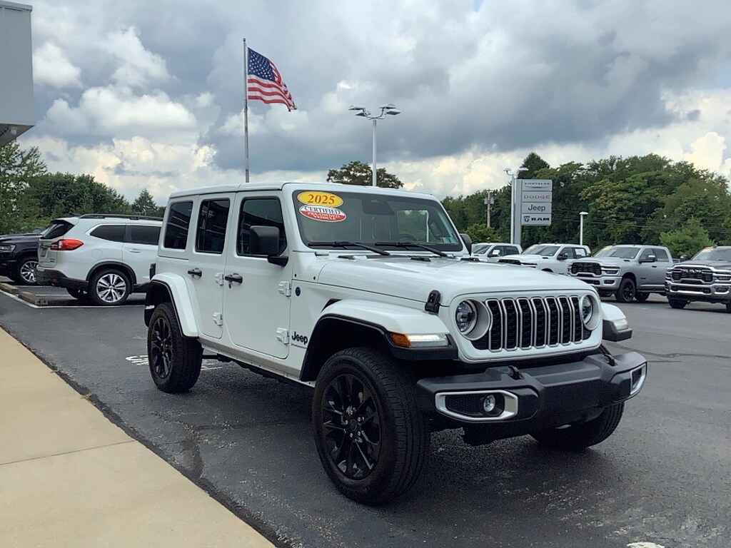 Certified 2025 Jeep Wrangler 4xe Sahara Sahara 4x4