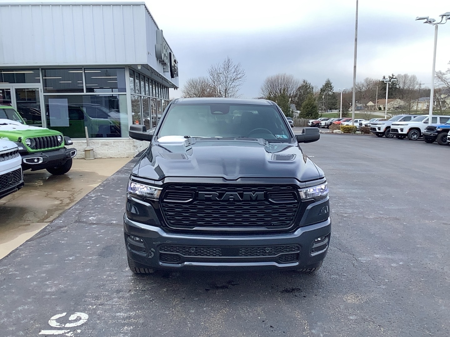 2026 Ram 1500 EXPRESS CREW CAB 4X4 5'7 BOX Forged Blue at Solomon CJD Brownsville