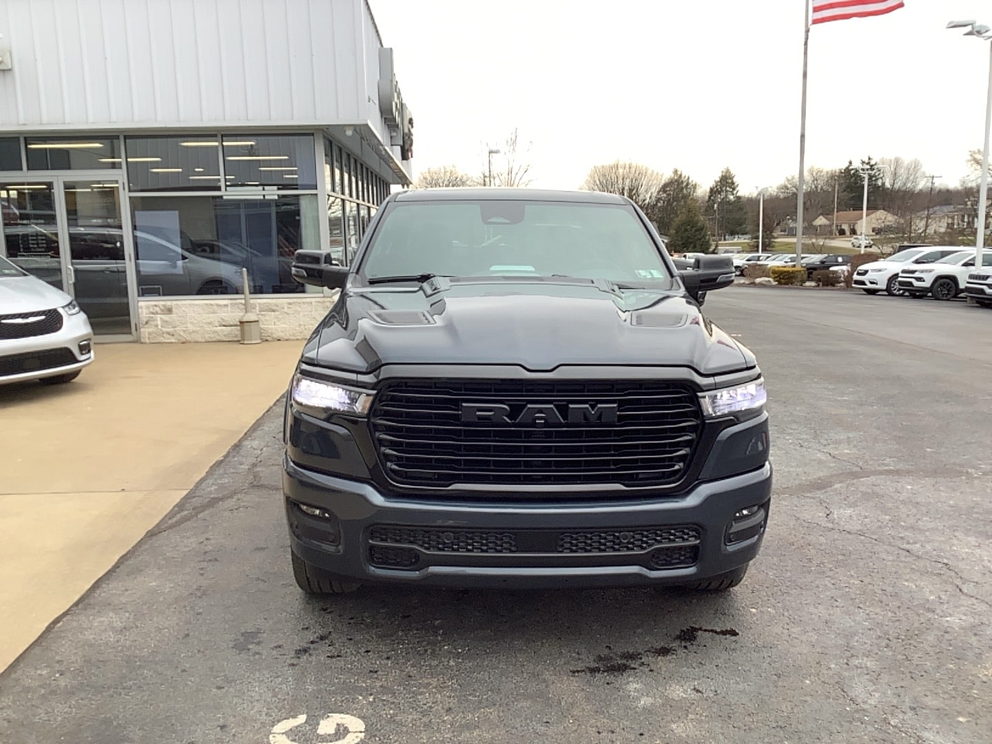 2026 Ram 1500 LARAMIE CREW CAB 4X4 5'7 BOX Forged Blue at Solomon CJD Carmichaels