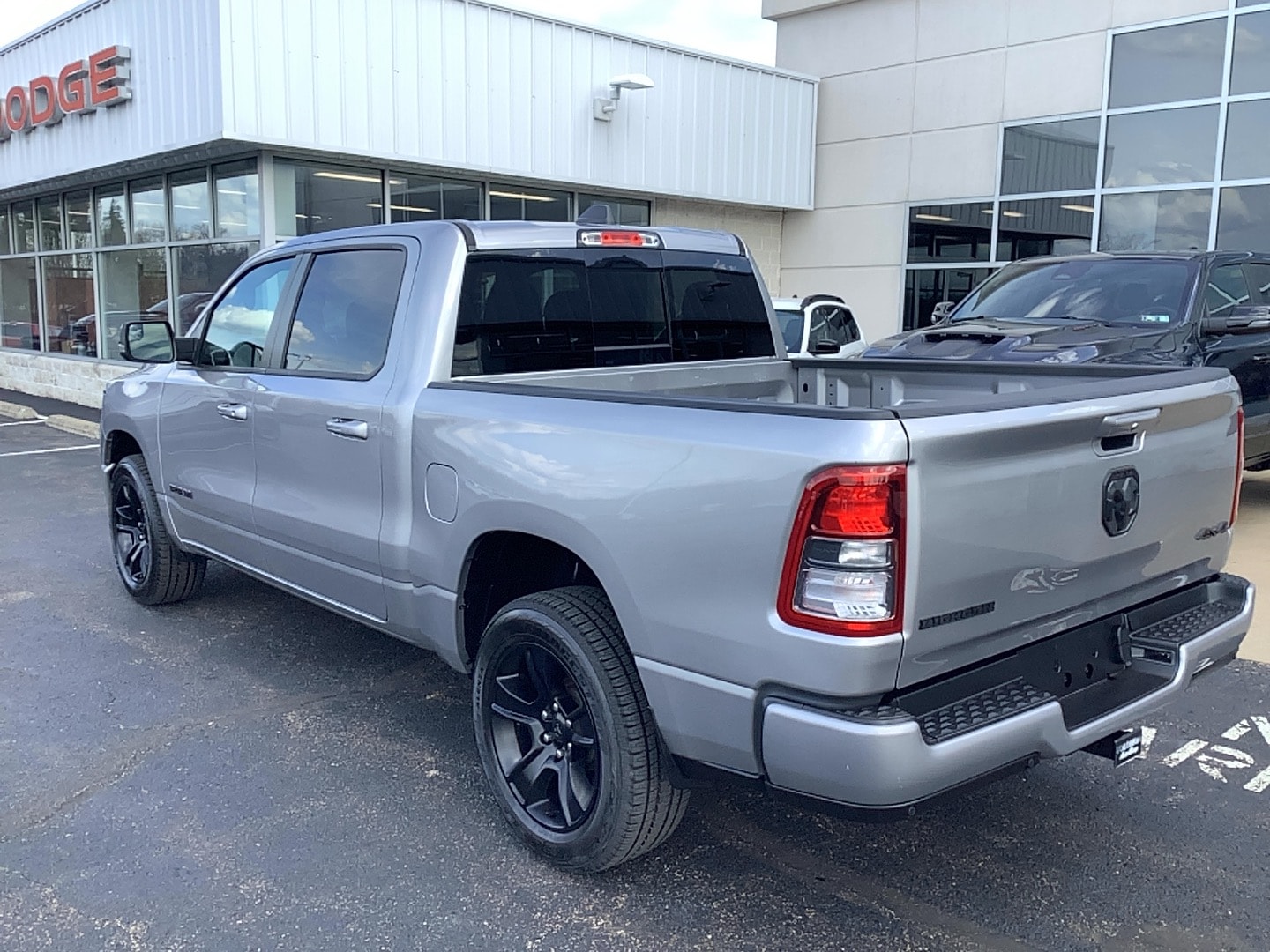 2022 Ram 1500 Big Horn Billet Silver Metallic Clearcoat at Solomon CJD Carmichaels