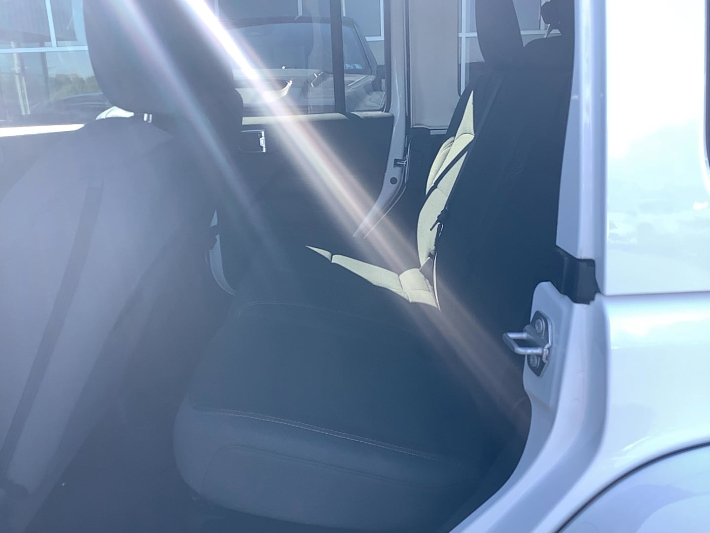 2025 Jeep Wrangler 4xe Sahara Bright White Clearcoat at Solomon CJD Brownsville