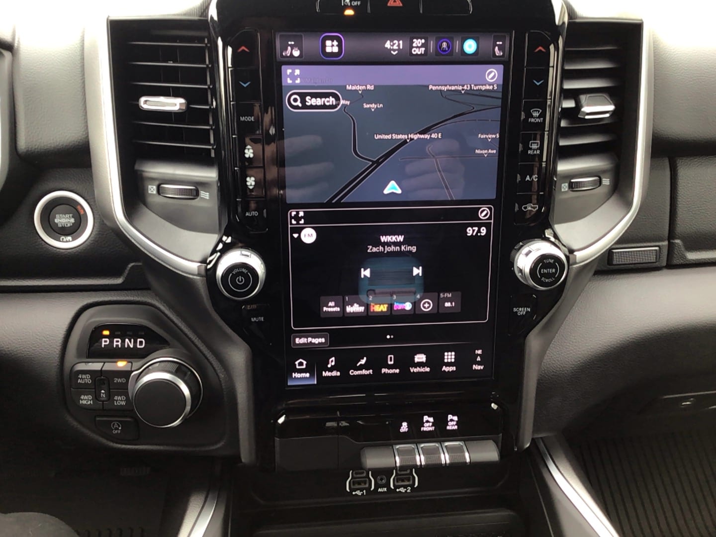 2026 Ram 1500 BIG HORN CREW CAB 4X4 5'7 BOX Granite Crystal at Solomon CJD Carmichaels
