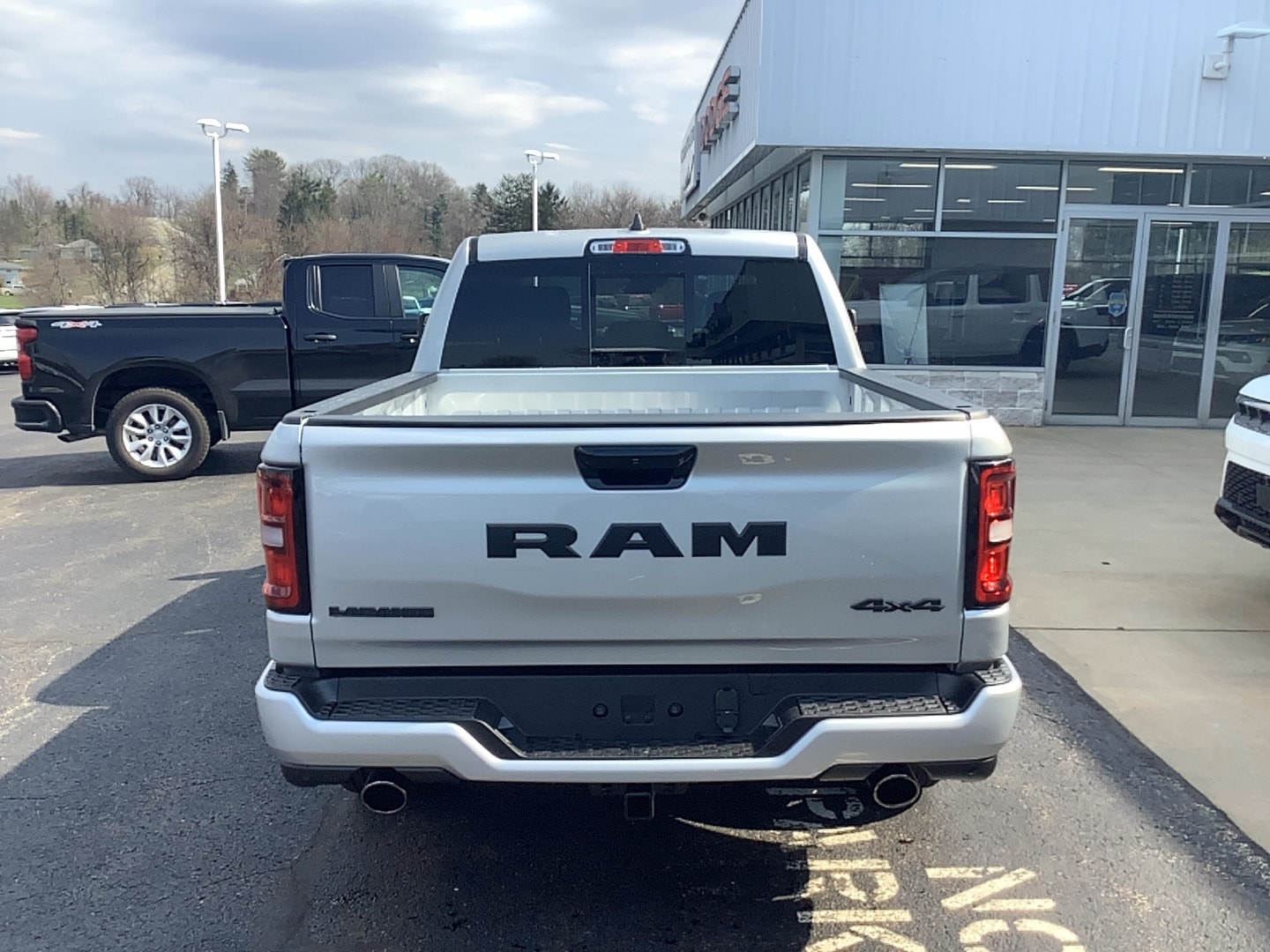 2026 Ram 1500 LARAMIE CREW CAB 4X4 5'7 BOX Silver Zynith at Solomon CJD Brownsville