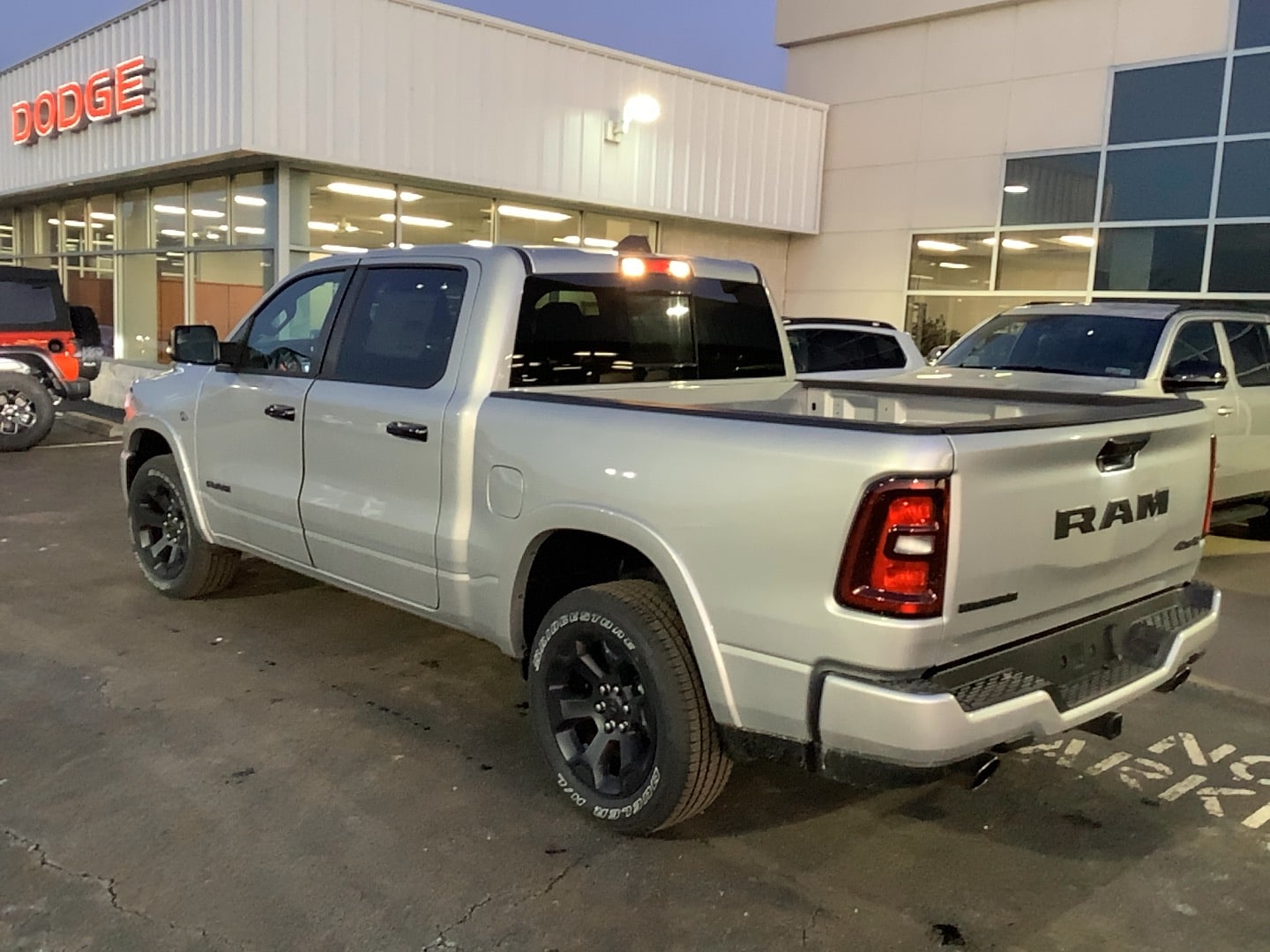 2026 Ram 1500 BIG HORN CREW CAB 4X4 5'7 BOX Silver Zynith at Solomon CJD Carmichaels