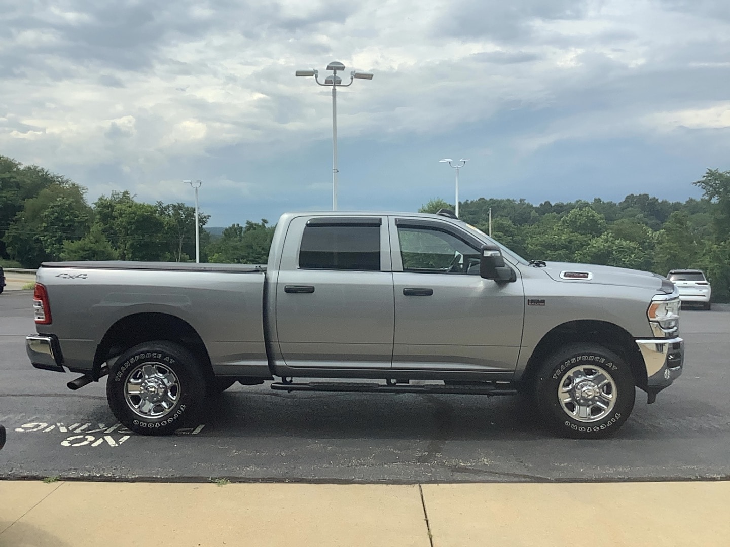 2023 Ram 2500 Tradesman Billet Silver Metallic Clearcoat at Solomon CJD Brownsville