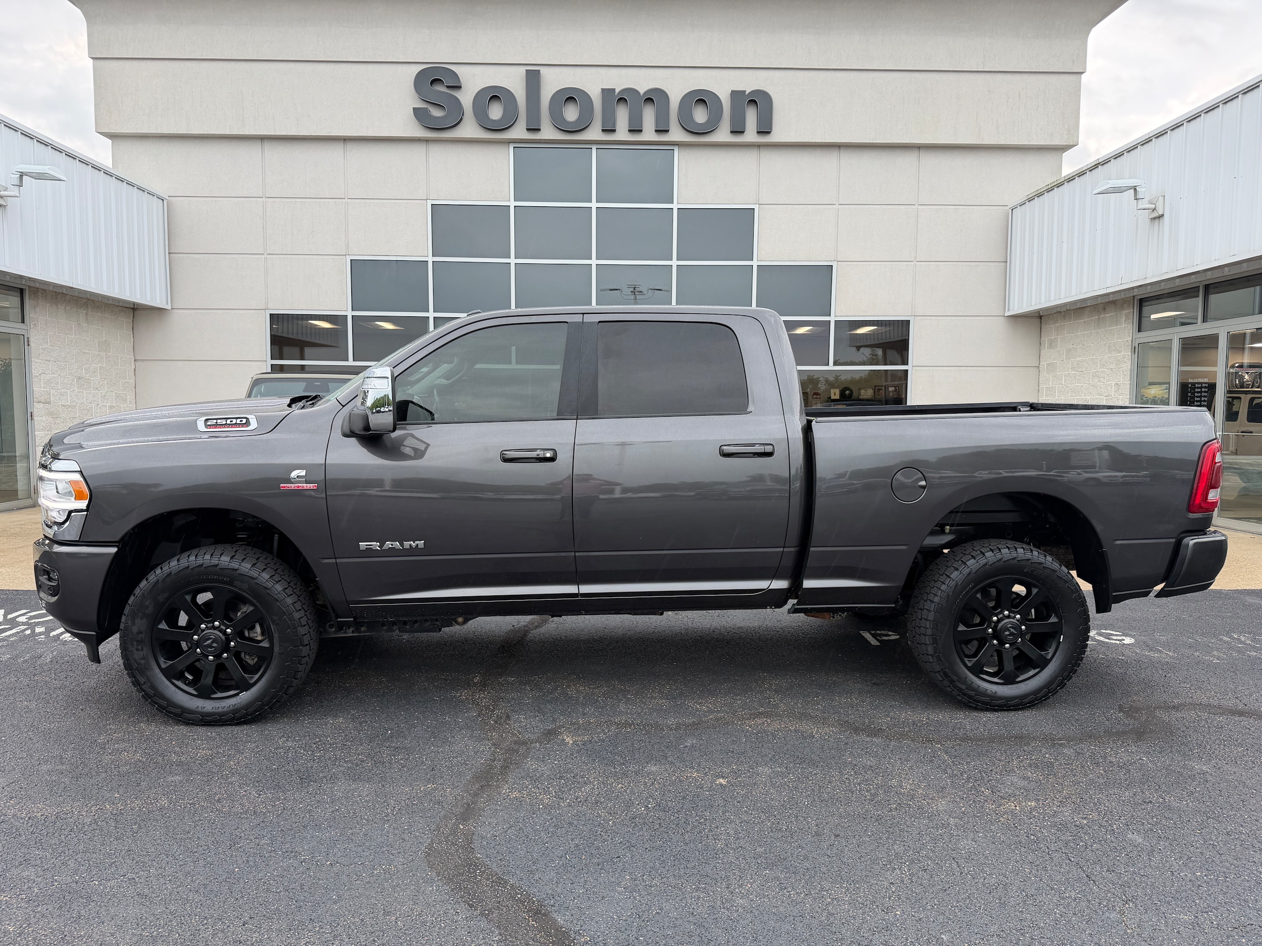 2024 Ram 2500 Laramie Granite Crystal Metallic Clearcoat at Solomon CJD Brownsville