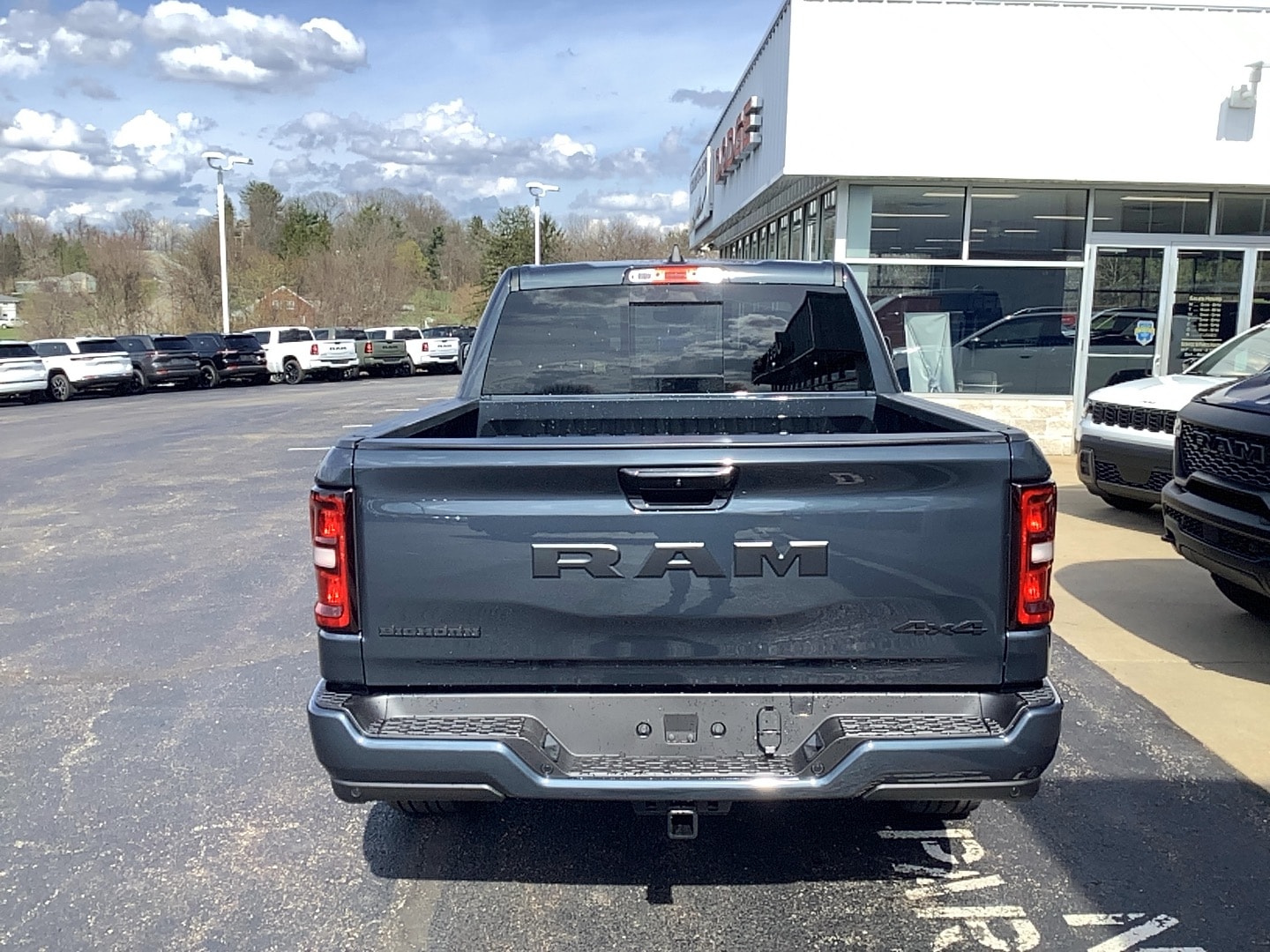 2026 Ram 1500 BIG HORN CREW CAB 4X4 5'7 BOX Forged Blue at Solomon CJD Carmichaels