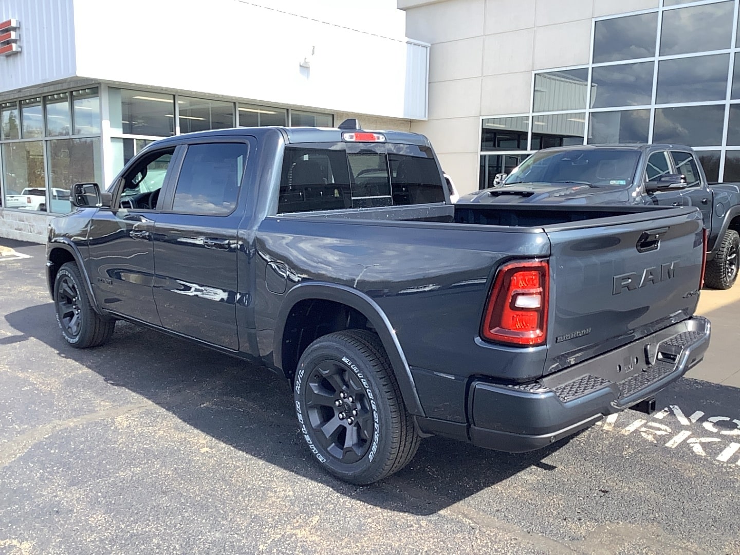 2026 Ram 1500 BIG HORN CREW CAB 4X4 5'7 BOX Forged Blue at Solomon CJD Carmichaels