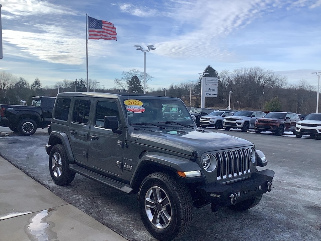 Certified 2022 Jeep Wrangler Unlimited Sahara Unlimited Sahara 4x4
