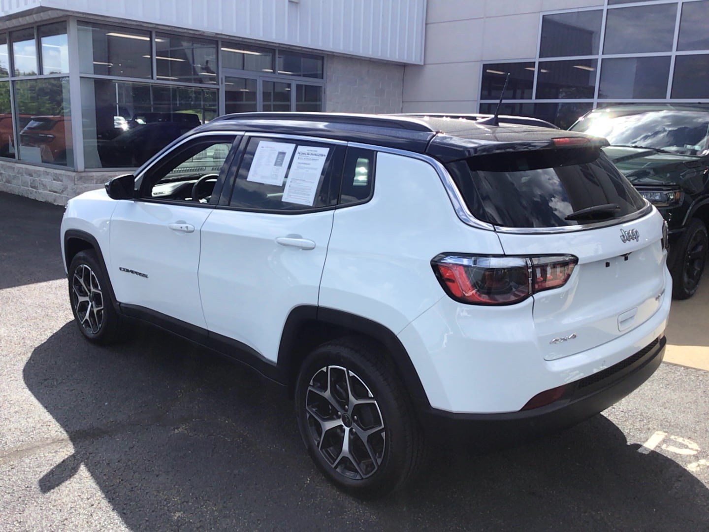 2026 Jeep Compass Limited Bright White Clearcoat at Solomon CJD Brownsville