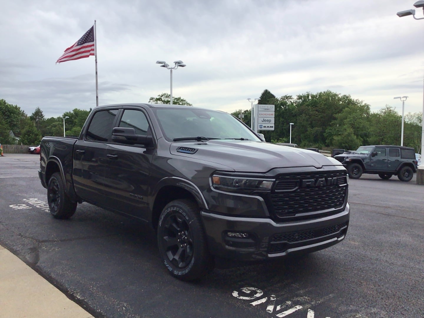 2026 Ram 1500 BIG HORN CREW CAB 4X4 5'7 BOX Granite Crystal at Solomon CJD Carmichaels