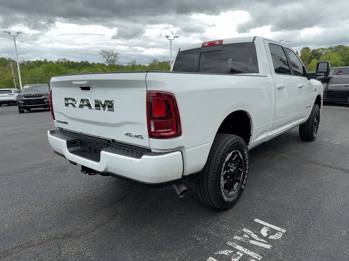 2026 Ram 2500 Laramie Bright White Clearcoat at Solomon CJD Carmichaels
