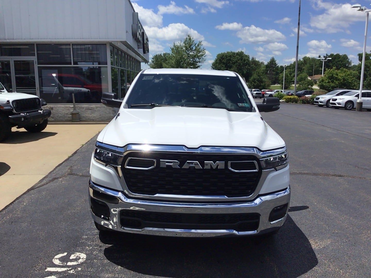 2026 Ram 1500 BIG HORN CREW CAB 4X4 5'7 BOX Bright White at Solomon CJD Carmichaels