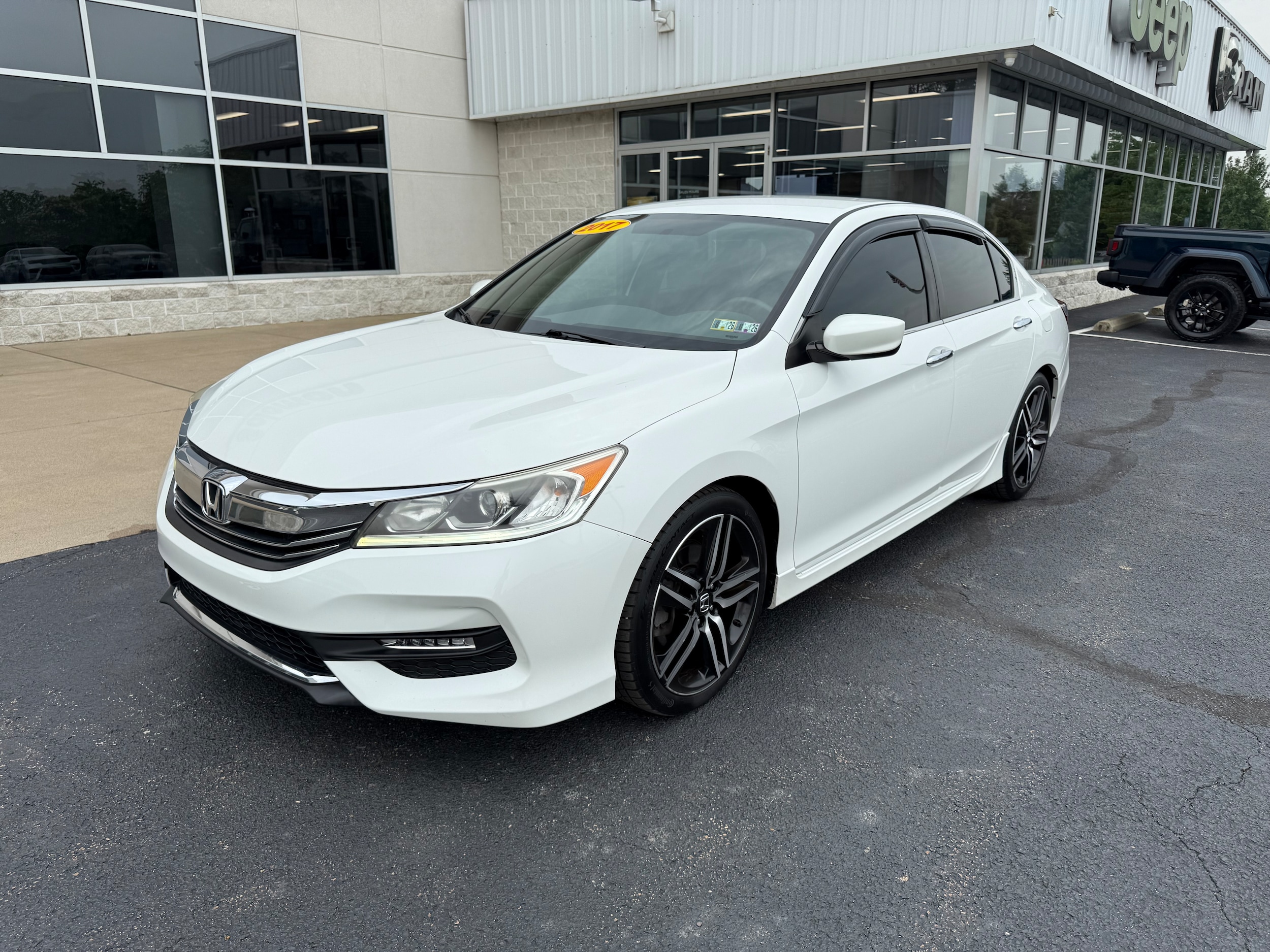 Certified 2017 Honda Accord Sport with VIN 1HGCR2F5XHA077628 for sale in Brownsville, PA