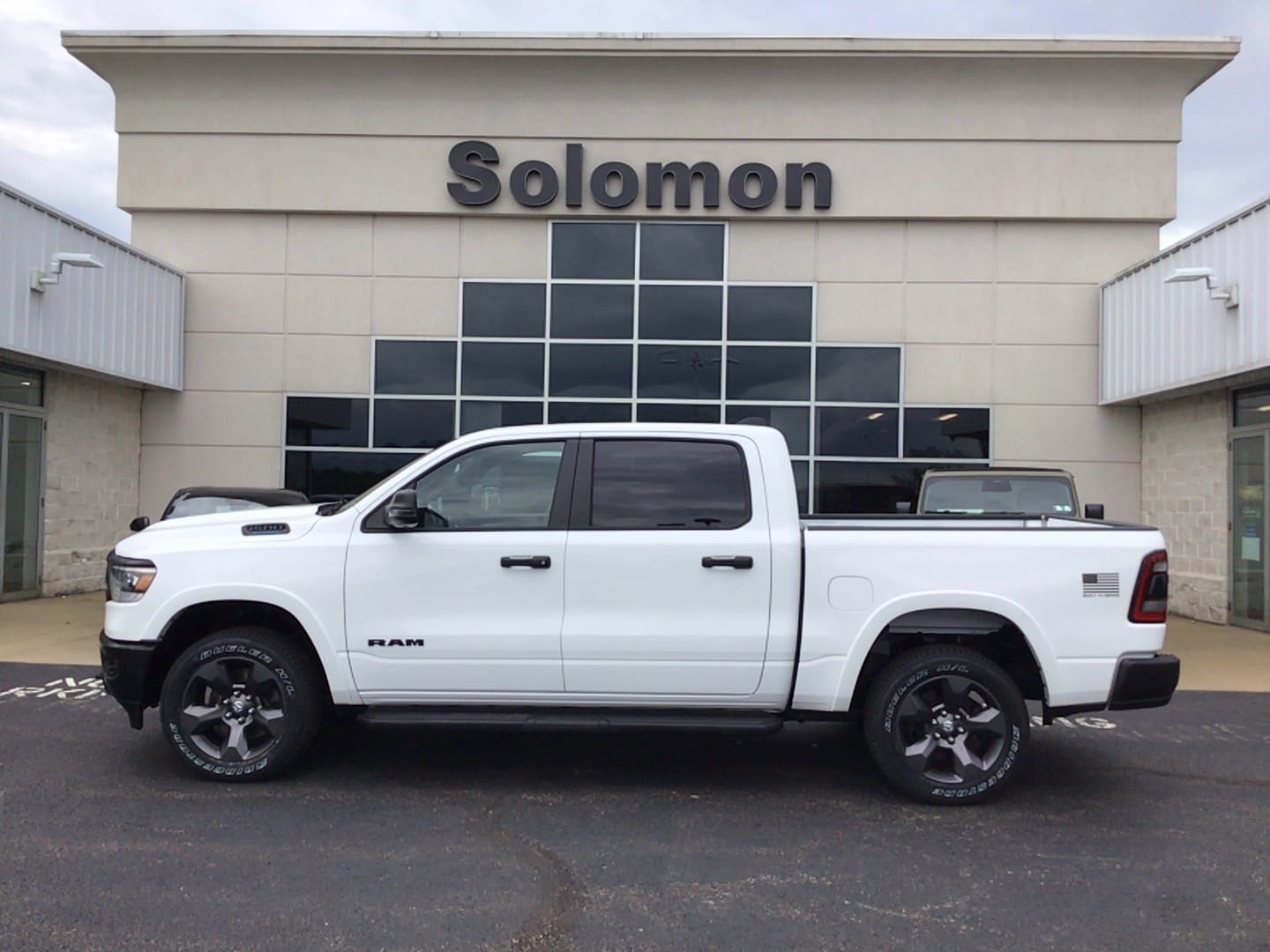 2023 Ram 1500 Big Horn Bright White Clearcoat at Solomon CJD Brownsville