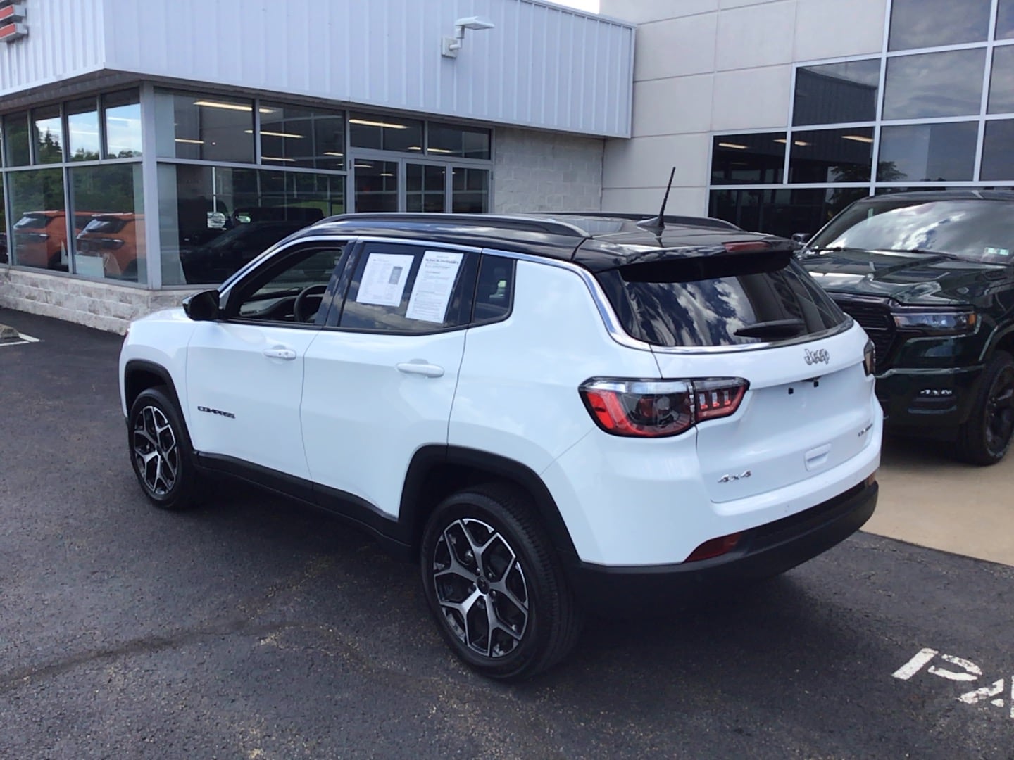2026 Jeep Compass Limited Bright White Clearcoat at Solomon CJD Brownsville