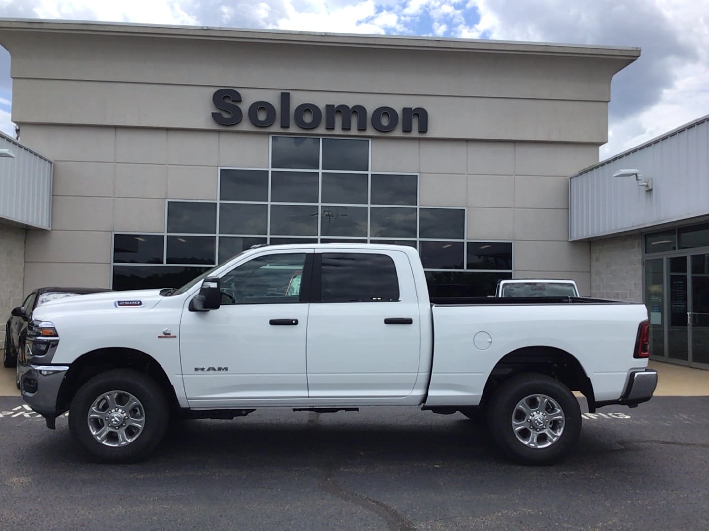 2026 Ram 2500 BIG HORN CREW CAB 4X4 6'4 BOX Bright White at Solomon CJD Brownsville