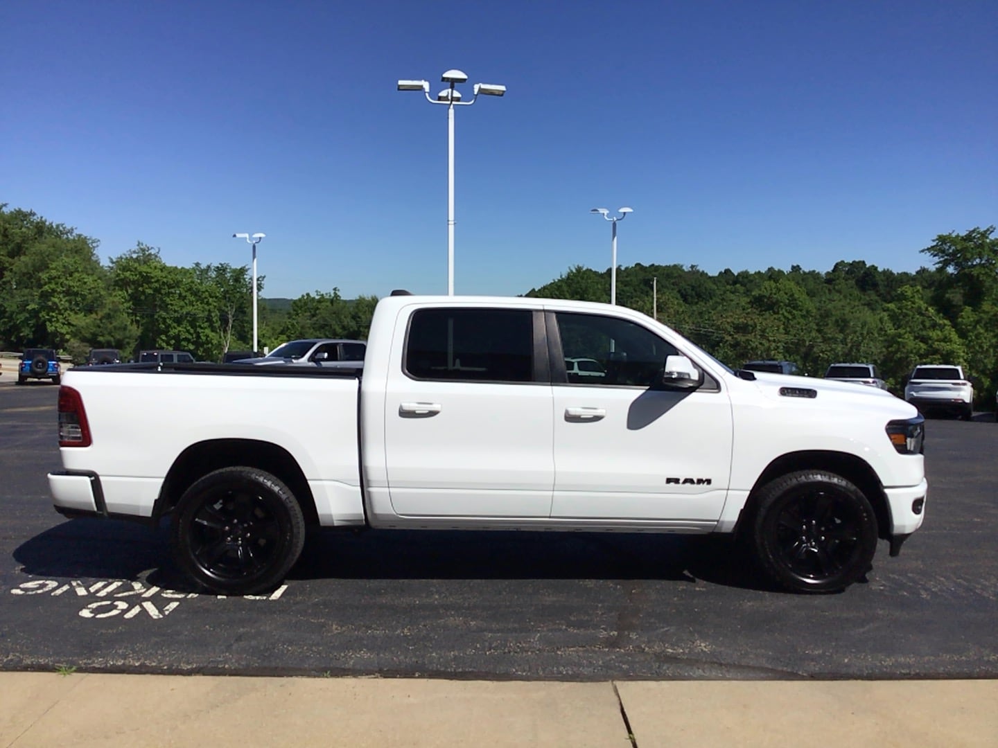 2020 Ram 1500 Big Horn Bright White Clearcoat at Solomon CJD Carmichaels