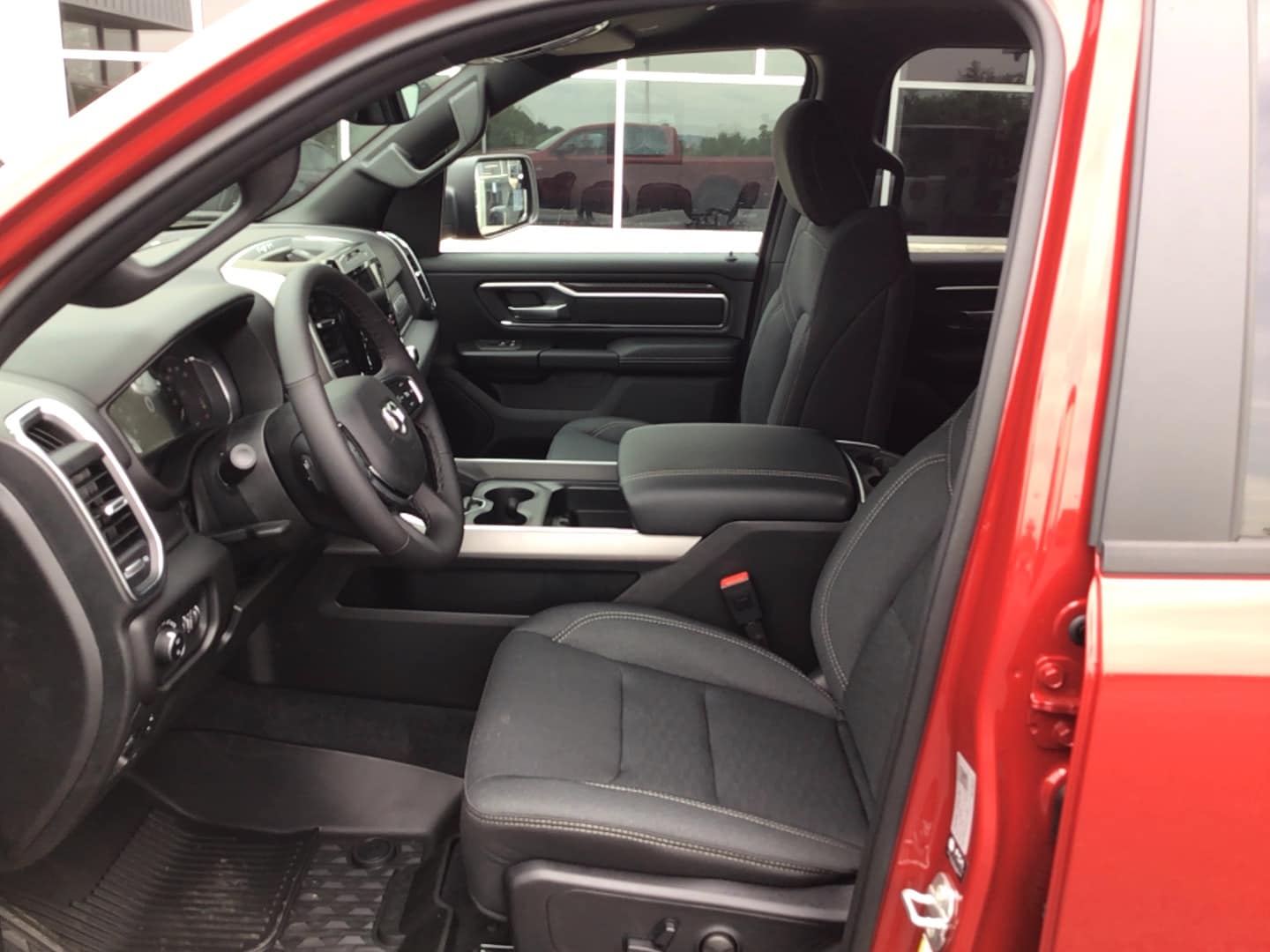 2026 Ram 1500 BIG HORN CREW CAB 4X4 5'7 BOX Molten Red Pearlcoat at Solomon CJD Carmichaels