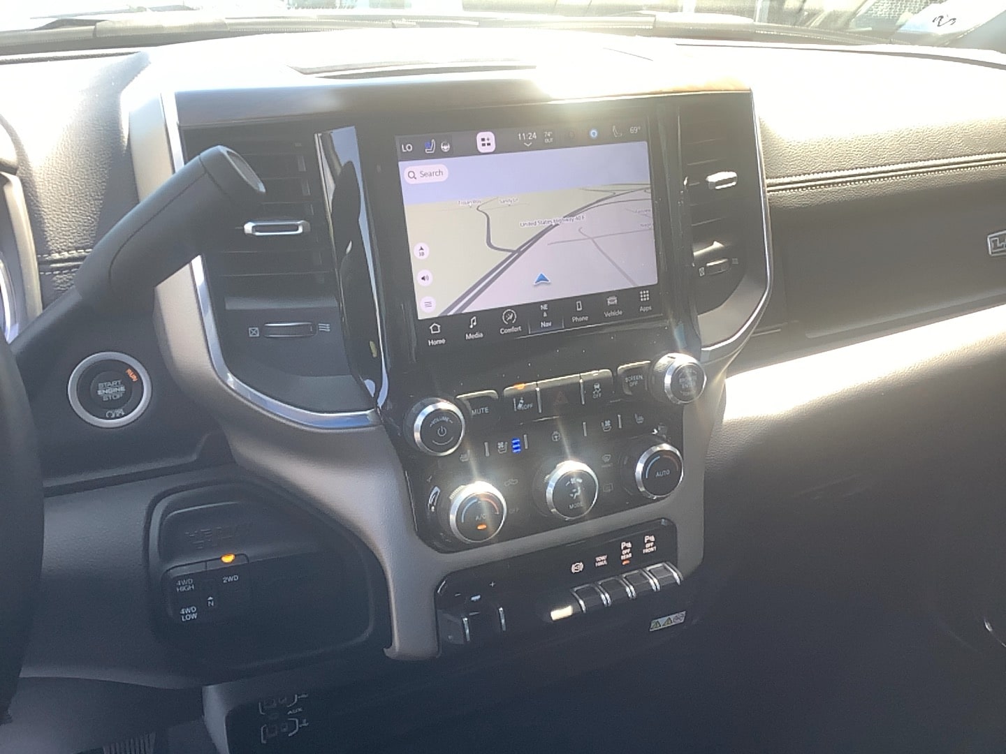 2024 Ram 2500 Laramie Bright White Clearcoat at Solomon CJD Brownsville