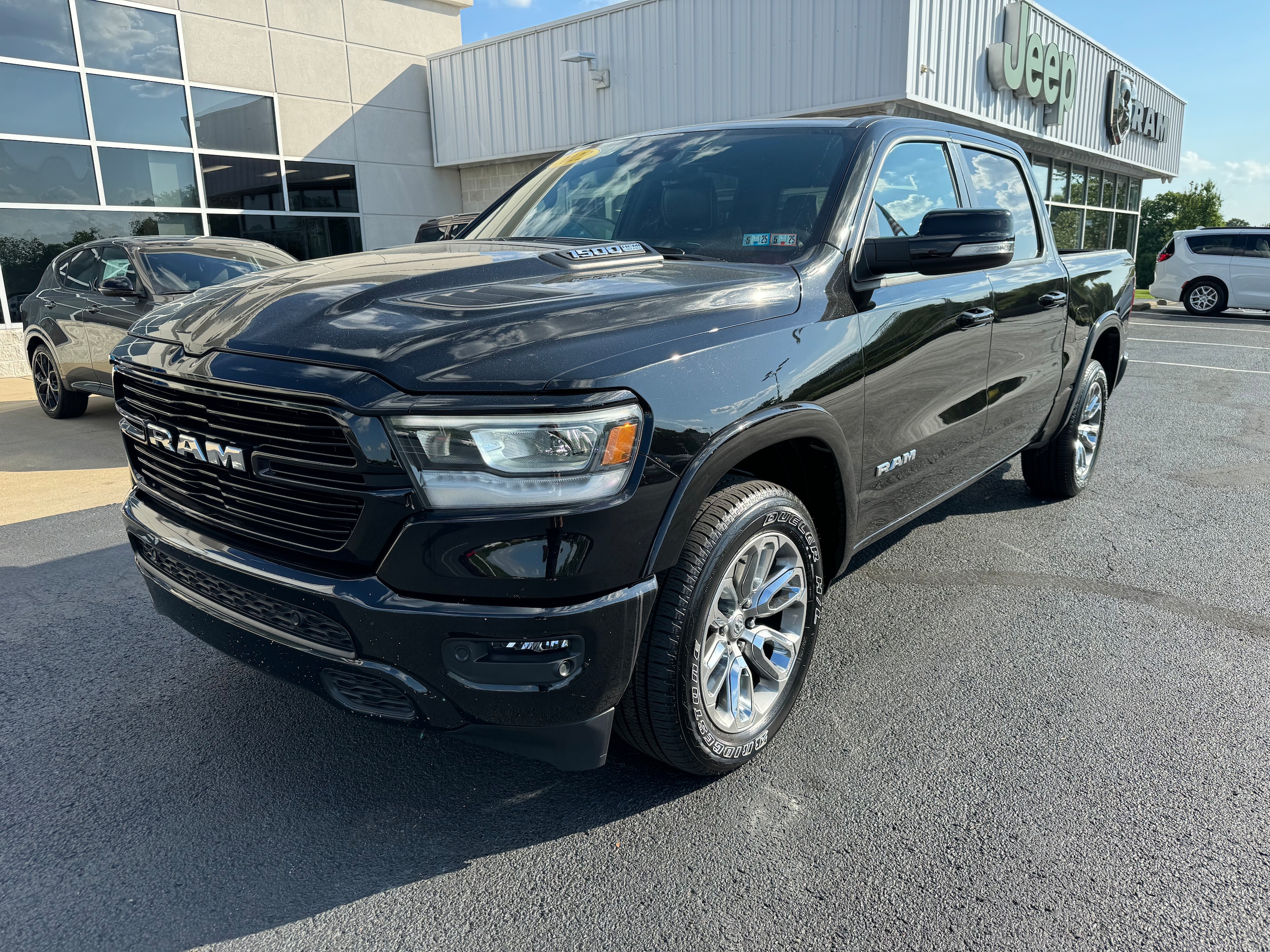 Used 2022 RAM Ram 1500 Pickup Laramie with VIN 1C6SRFJT5NN171371 for sale in Brownsville, PA