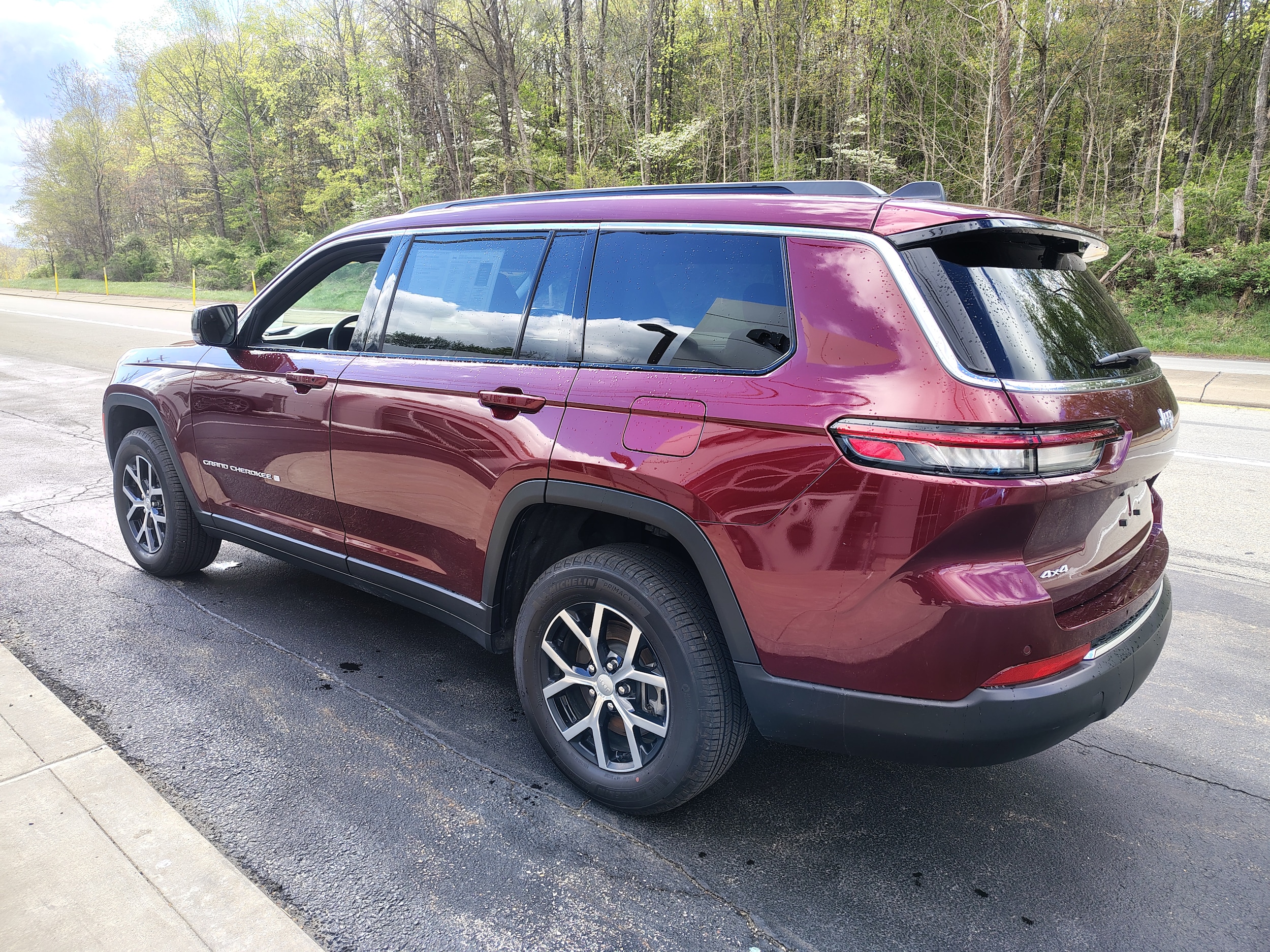 2025 Jeep Grand Cherokee L Limited Velvet Red Pearlcoat at Solomon CJD Carmichaels