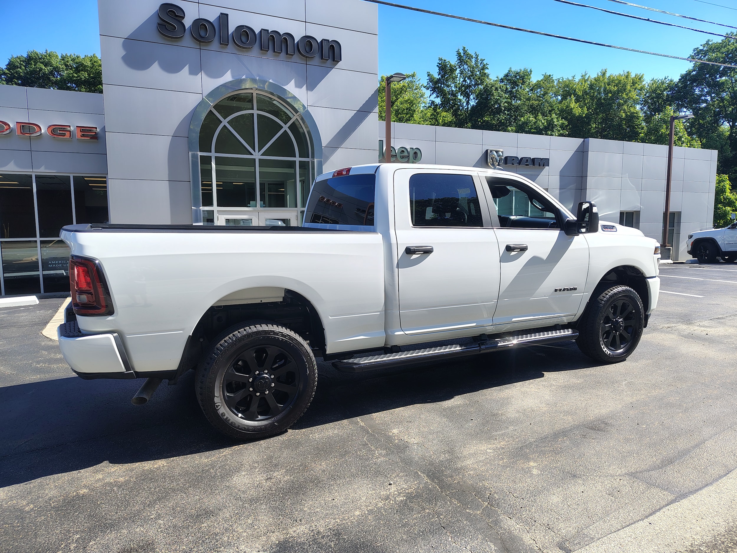 2025 Ram 2500 Big Horn Bright White Clearcoat at Solomon CJD Carmichaels