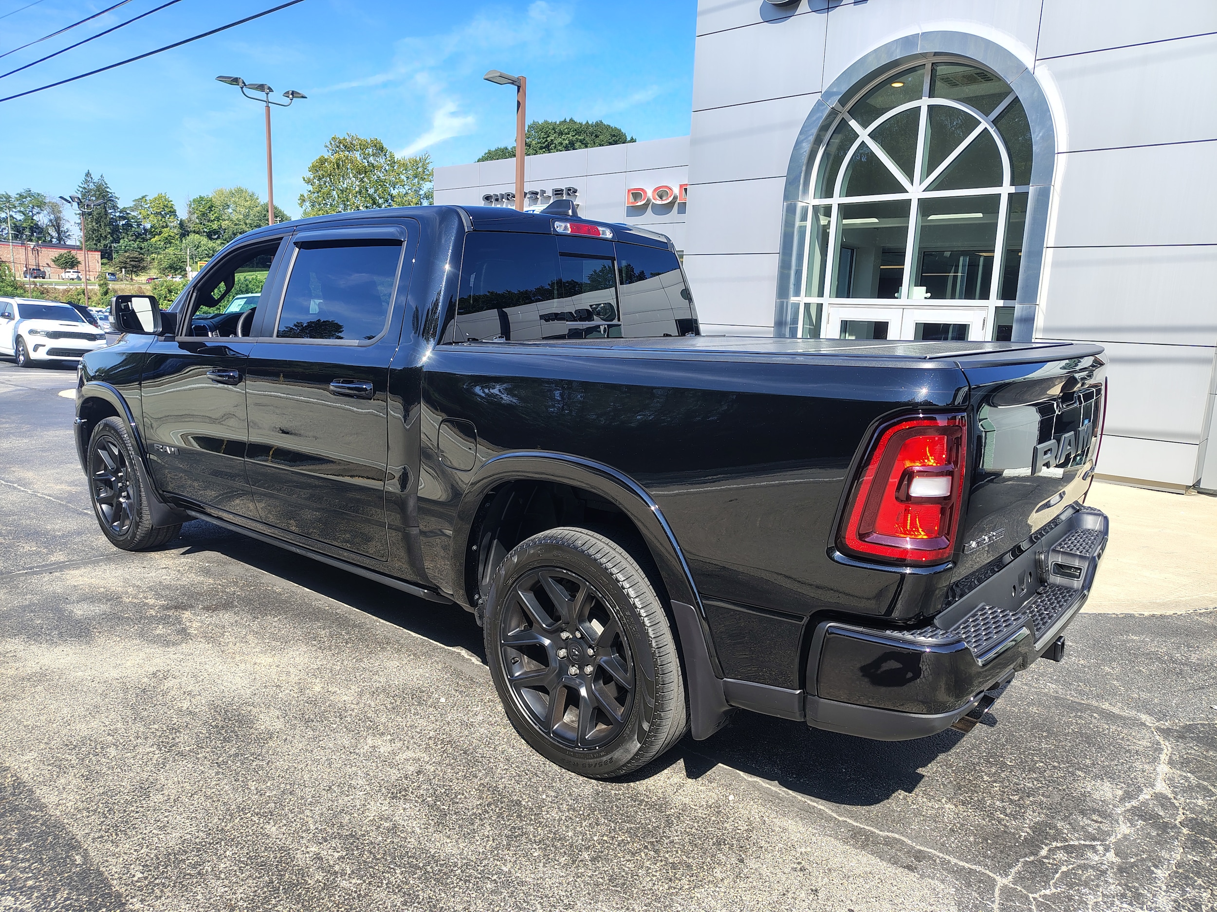 2026 Ram 1500 Laramie Diamond Black Crystal Pearlcoat at Solomon CJD Brownsville